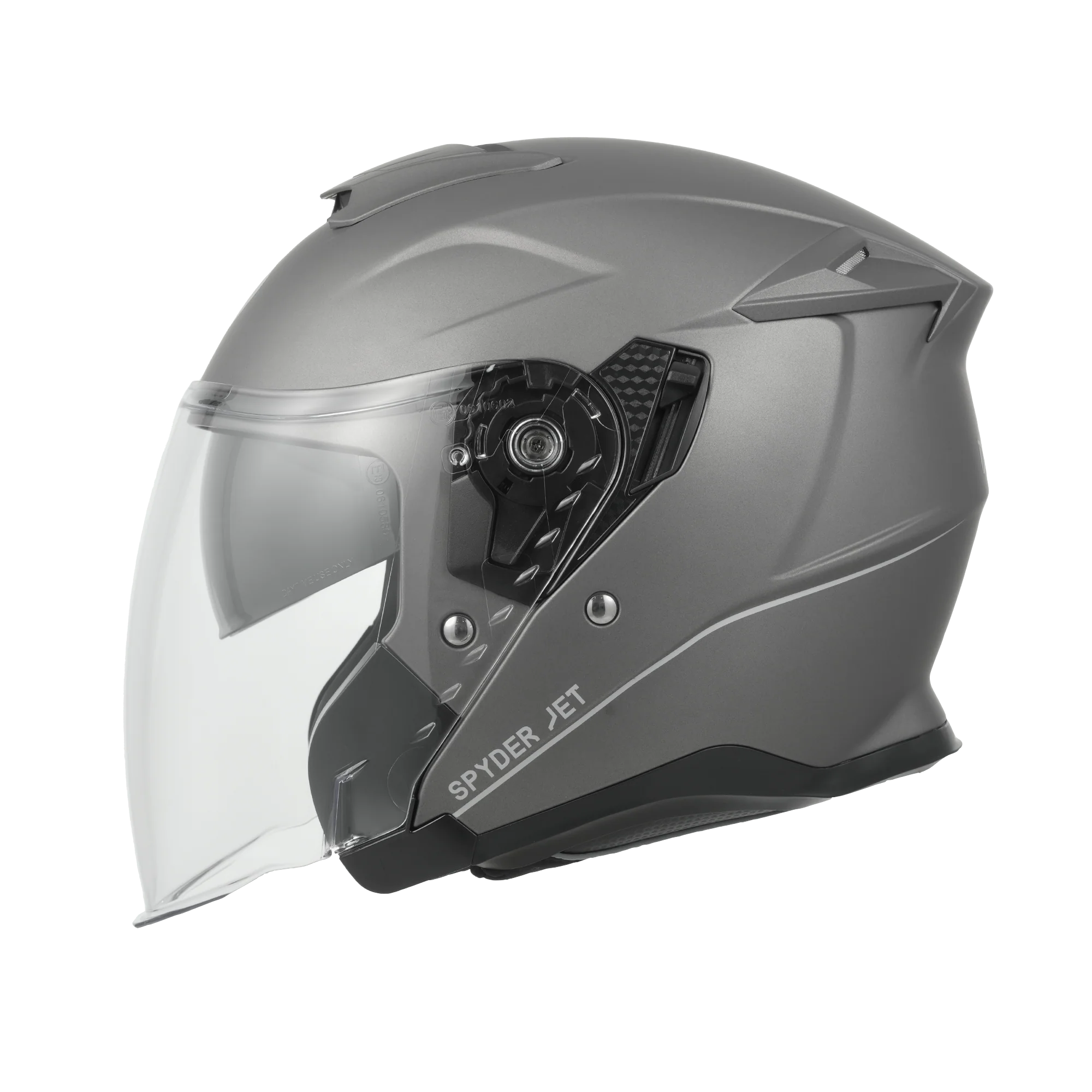 4068-d.o.t.-ece-daytona-spyder-jet-gun-metal-grey-dull-metallic-2.webp D.O.T. & ECE Daytona Spyder Jet- Gun Metal Grey Dull Metallic
