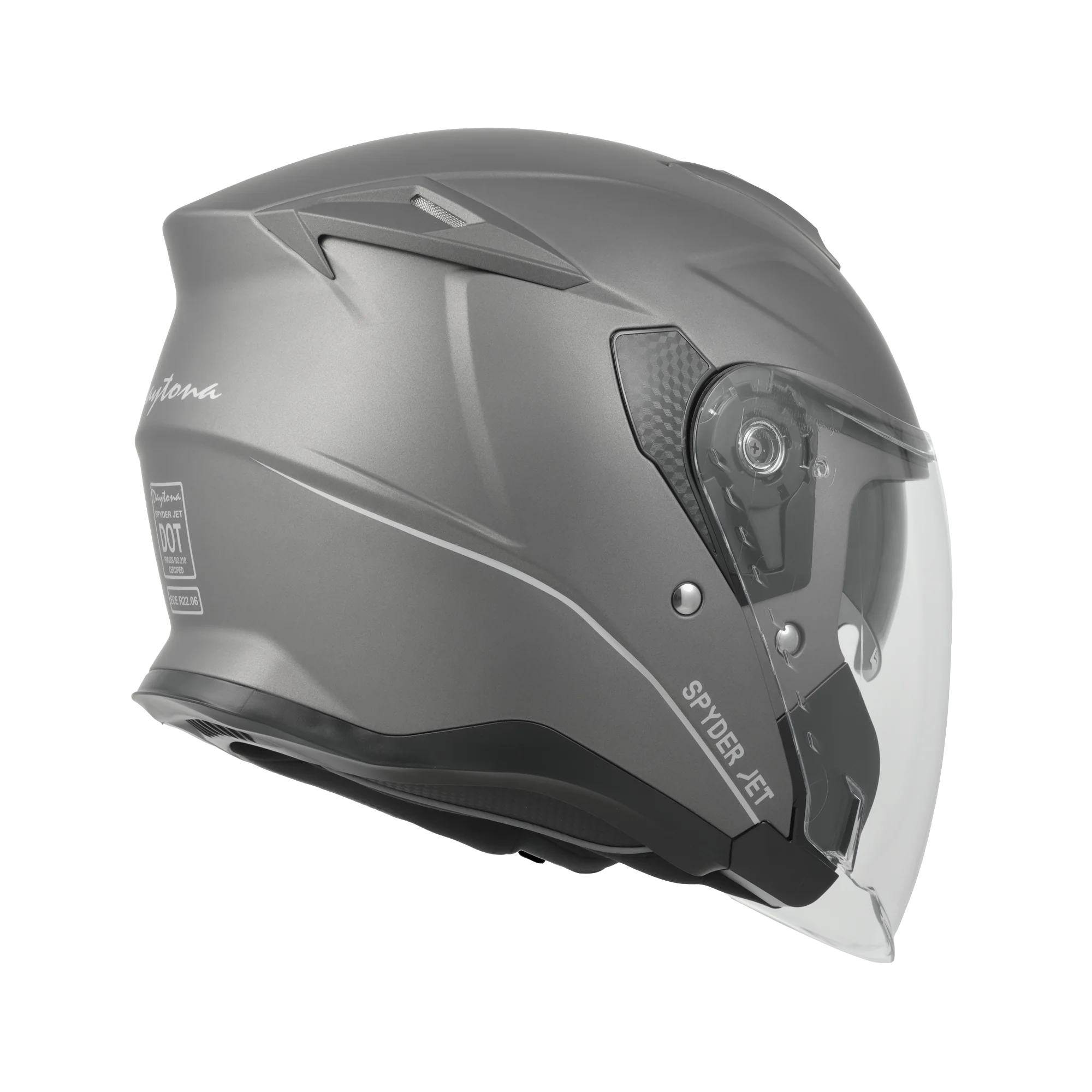 4068-d.o.t.-ece-daytona-spyder-jet-gun-metal-grey-dull-metallic-5.webp D.O.T. & ECE Daytona Spyder Jet- Gun Metal Grey Dull Metallic