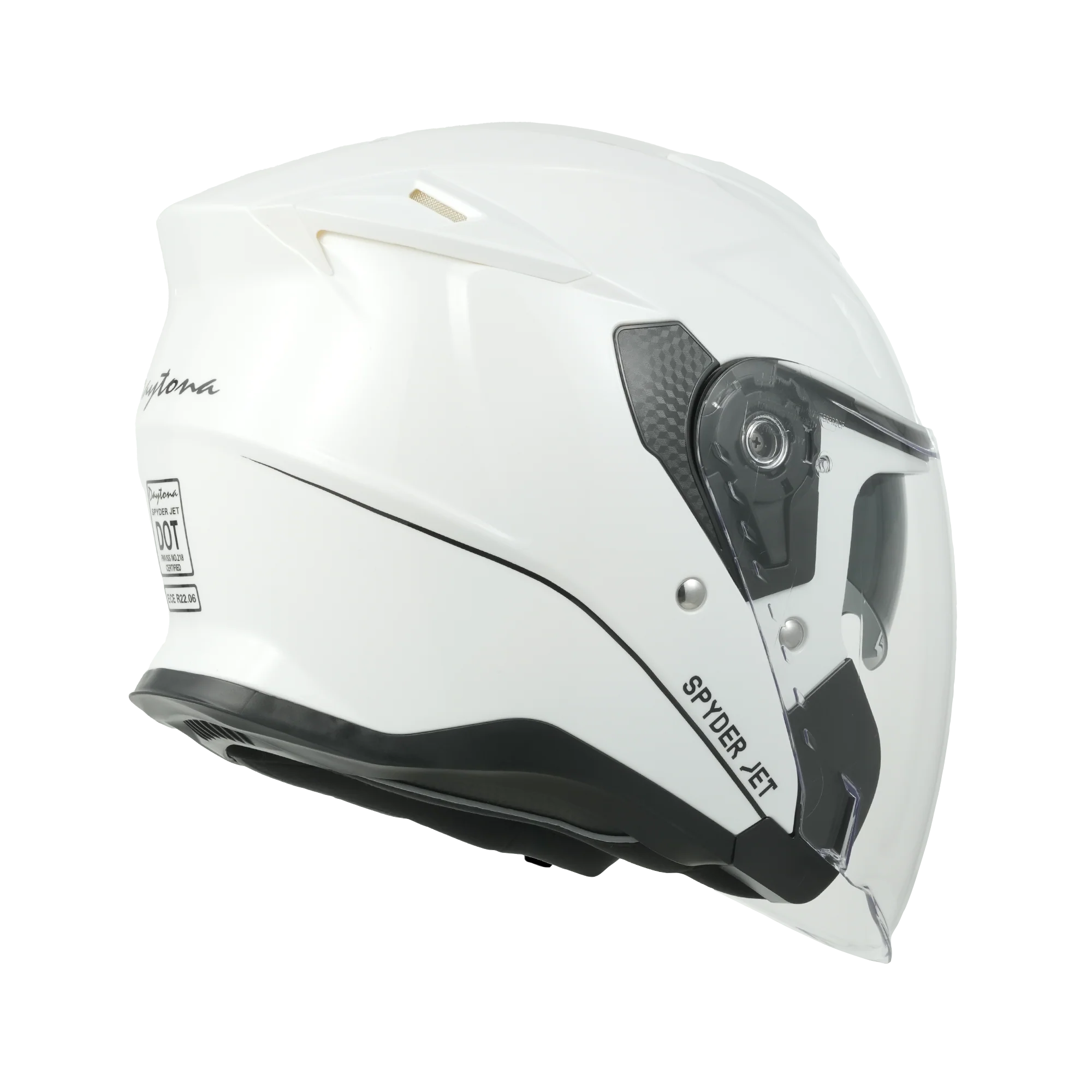 D.O.T. & ECE Daytona Spyder Jet- Hi-Gloss White