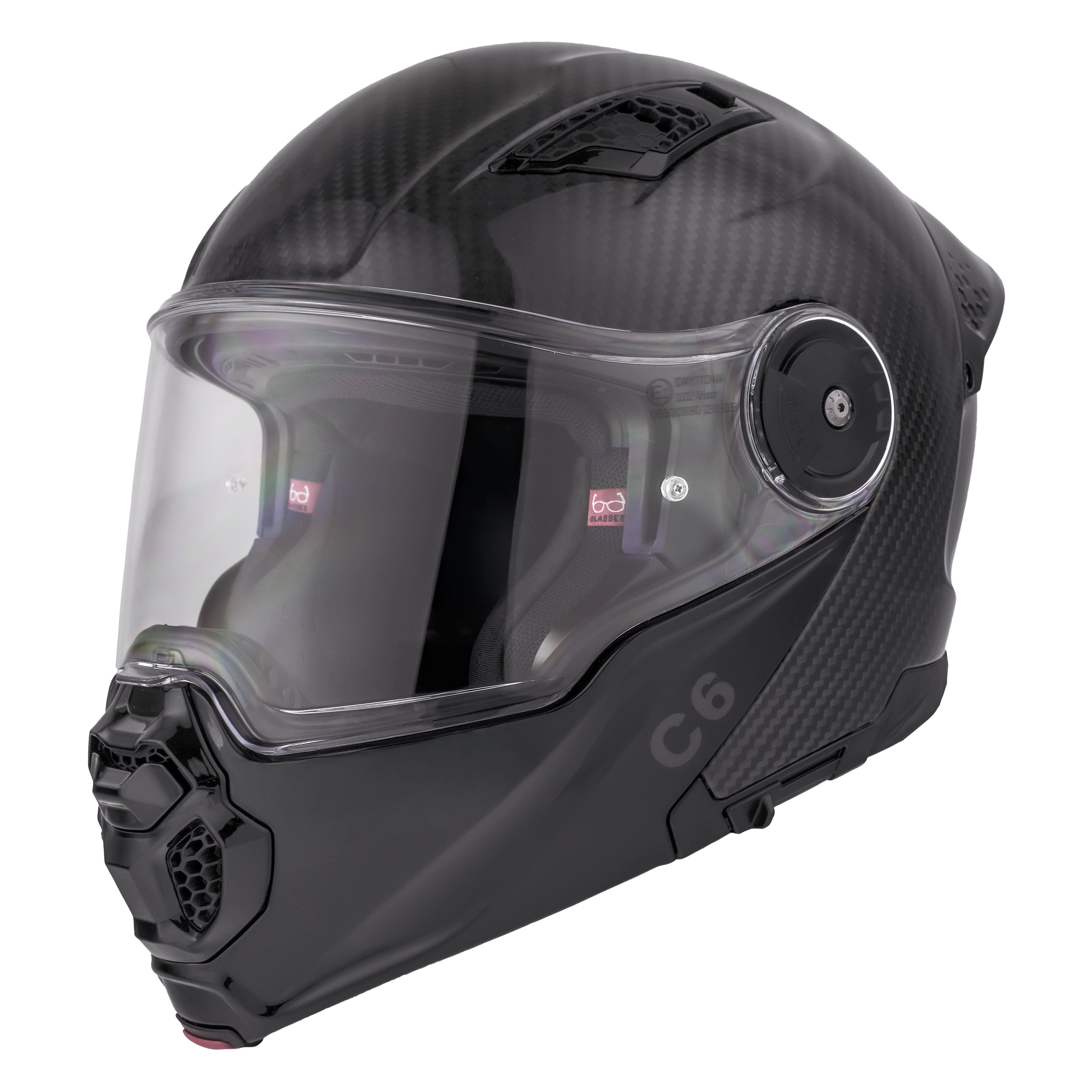 D.O.T. & ECE Daytona C6- Grey Carbon Fiber