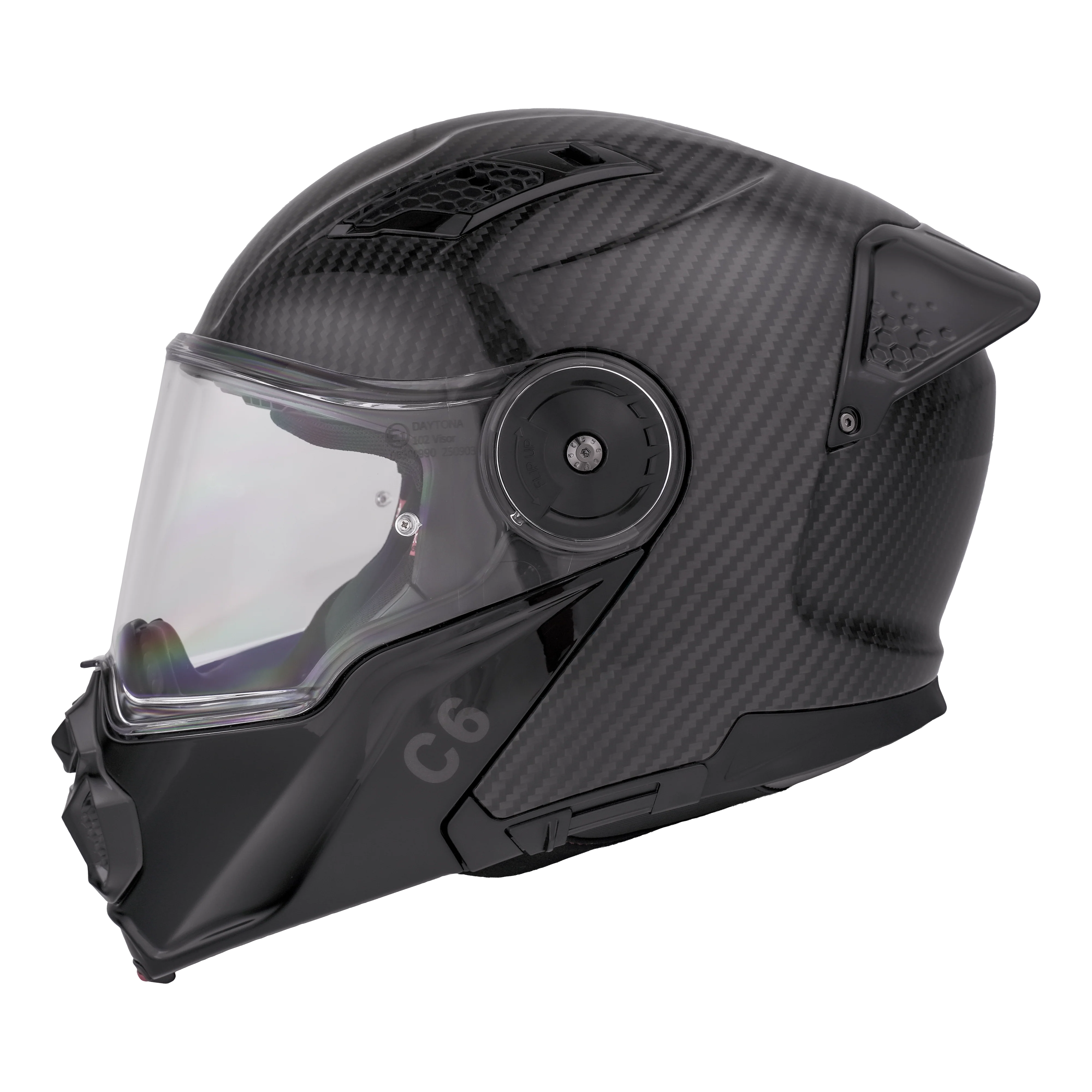 D.O.T. & ECE Daytona C6- Grey Carbon Fiber