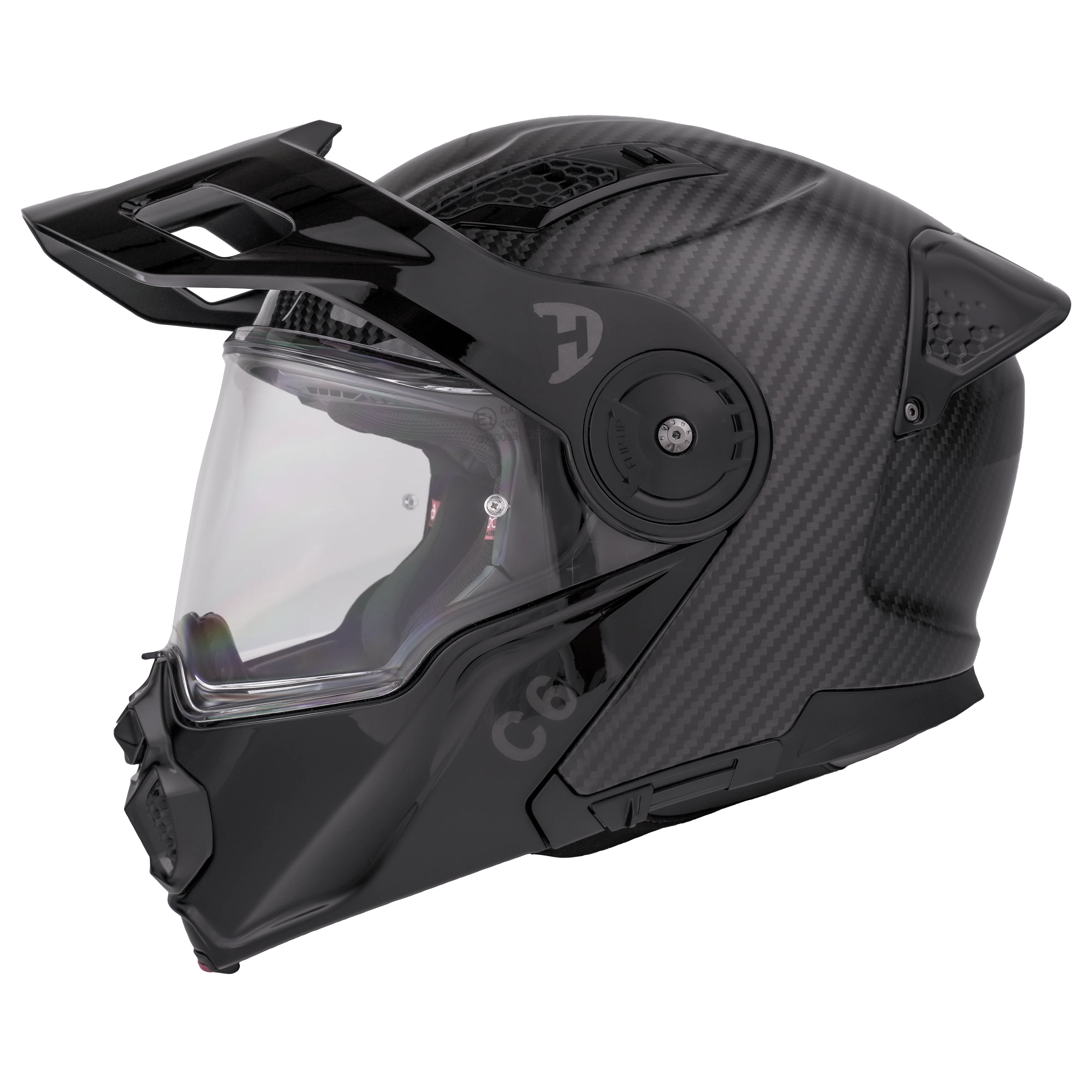 D.O.T. & ECE Daytona C6- Grey Carbon Fiber