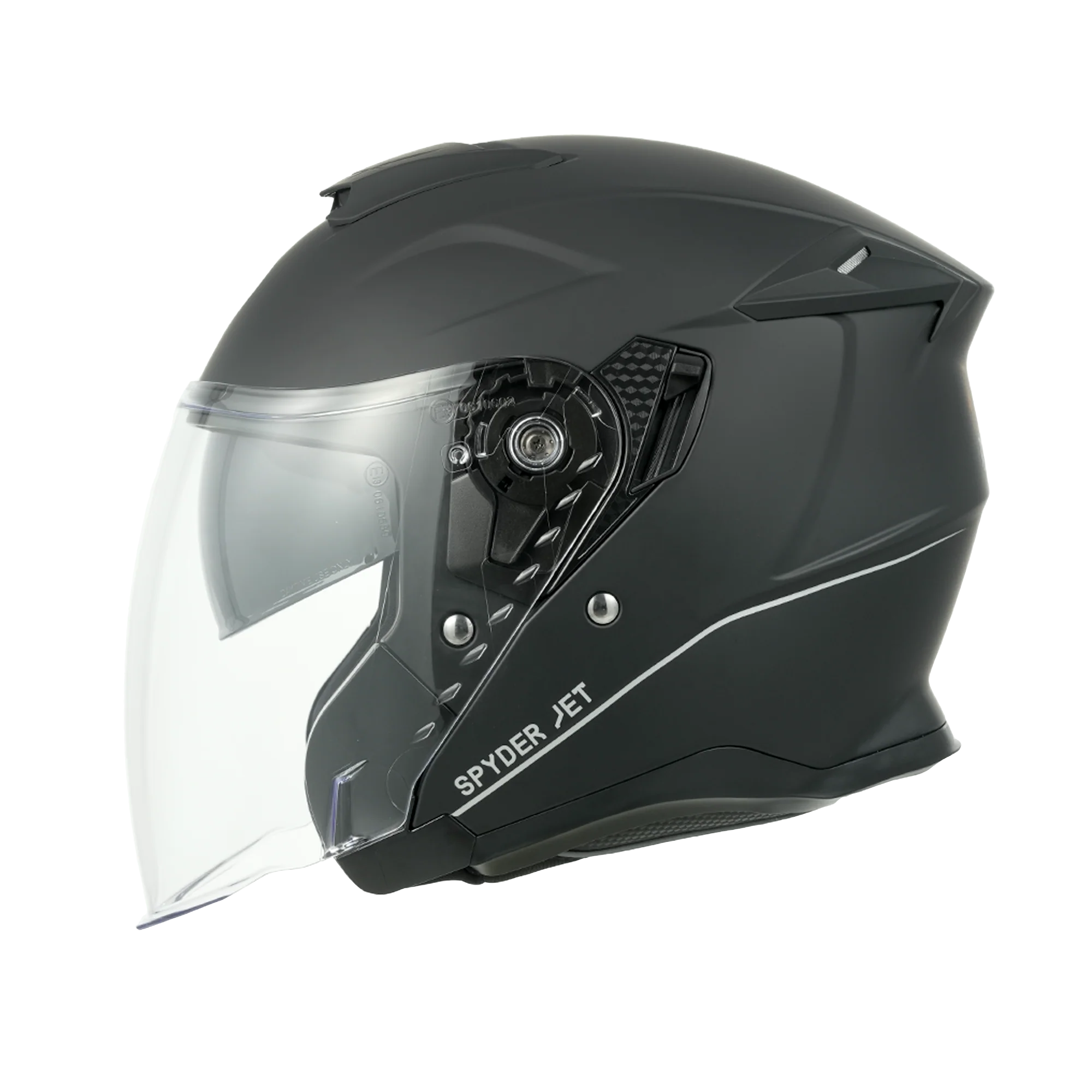 D.O.T. & ECE Daytona Spyder Jet- Dull Black