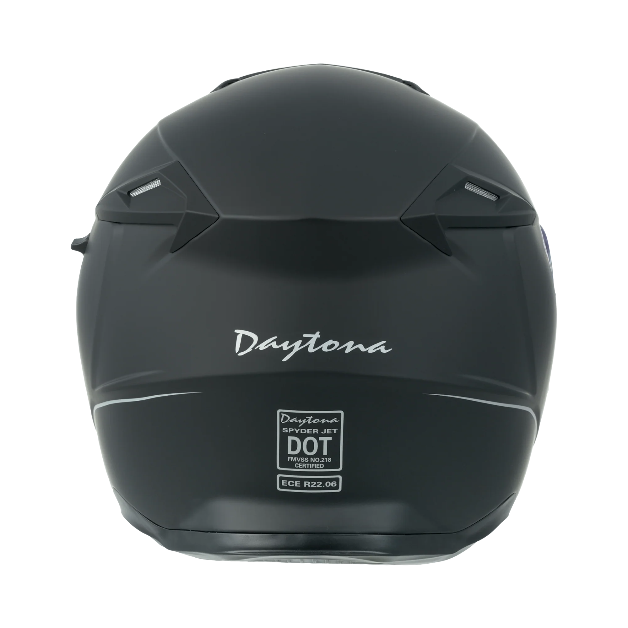 D.O.T. & ECE Daytona Spyder Jet- Dull Black