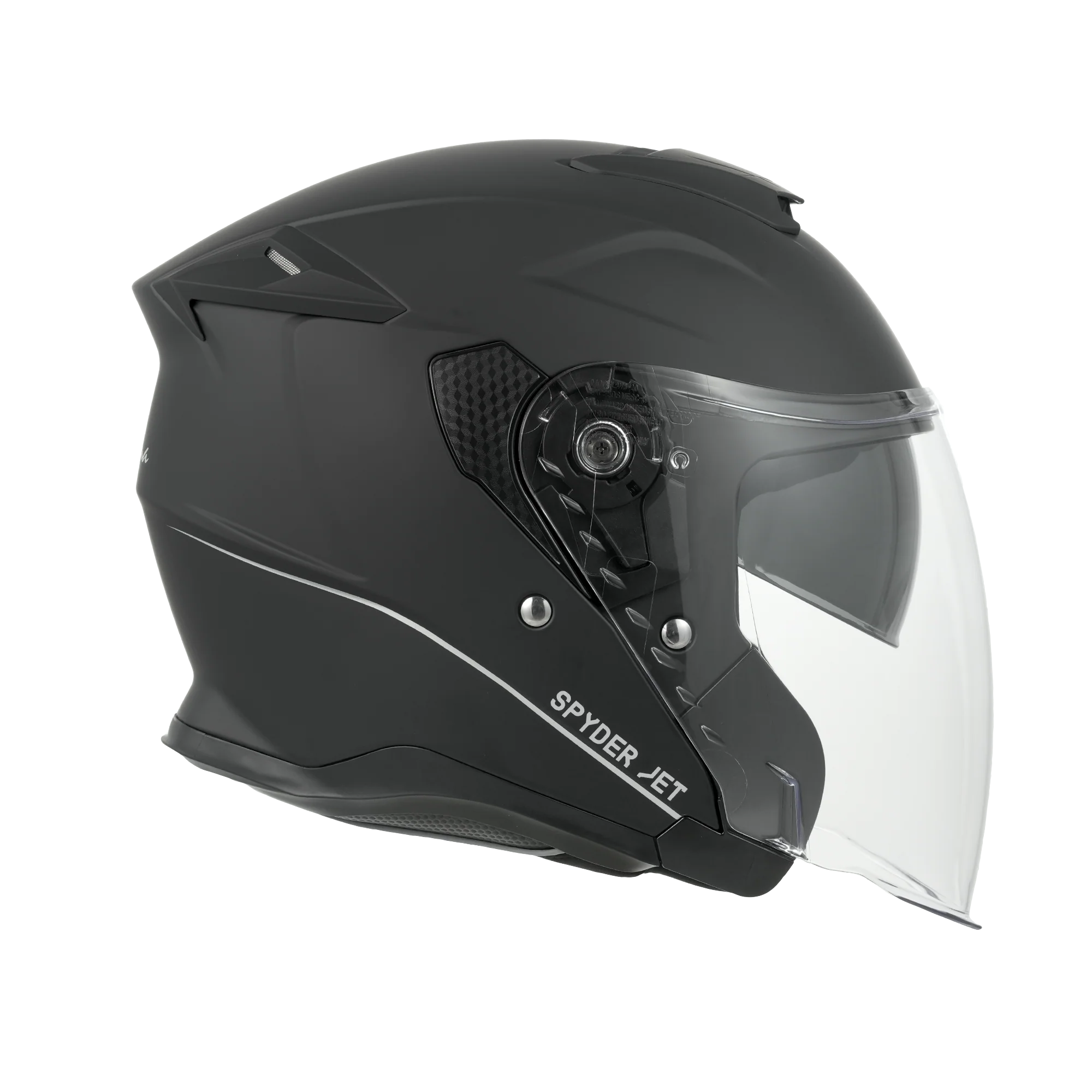 D.O.T. & ECE Daytona Spyder Jet- Dull Black