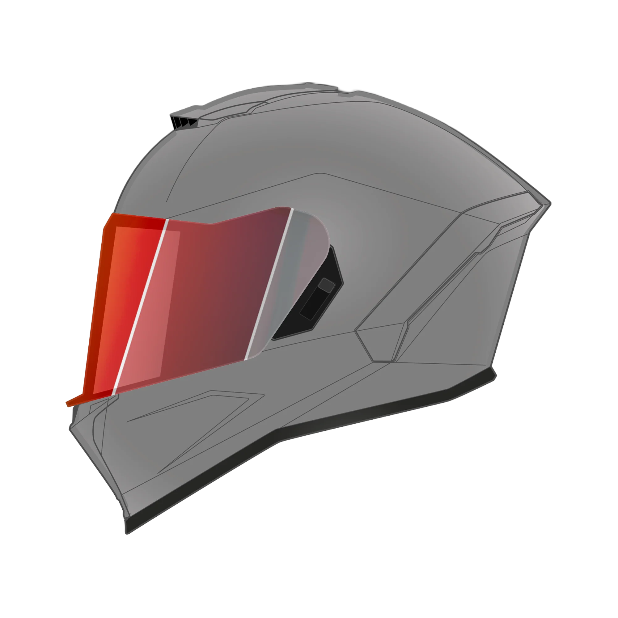 Viper Shield Outer- Photochromic Red