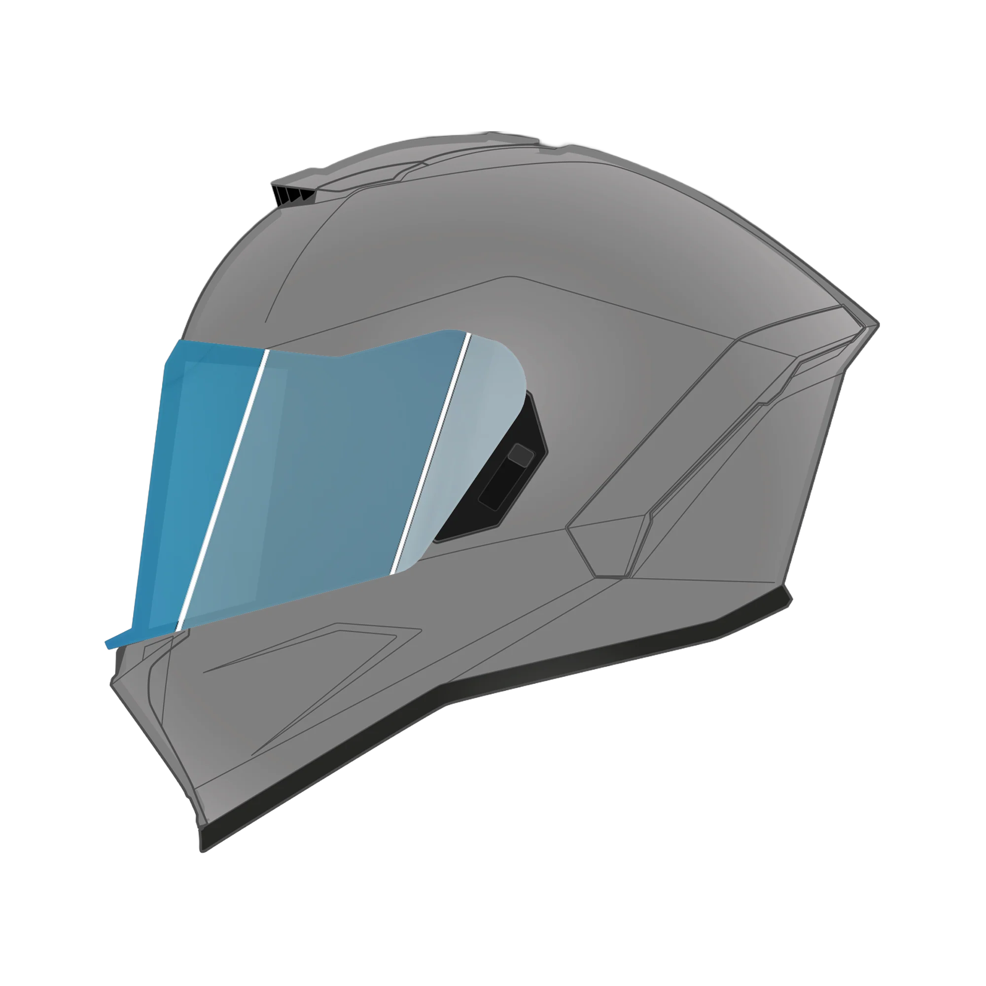 Viper Shield Outer- Photochromic Blue