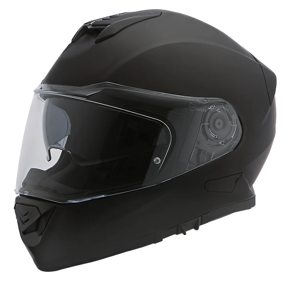 4326-daytona-detour-full-face-motorcycle-helmet-dot-certified-dual-visor-street-bike-helmet-men-women-youth-dull-black-1.webp Daytona Detour Full Face Motorcycle Helmet - DOT Certified, Dual Visor, Street Bike Helmet, Men/Women/Youth - Dull Black