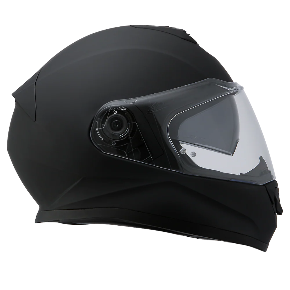4326-daytona-detour-full-face-motorcycle-helmet-dot-certified-dual-visor-street-bike-helmet-men-women-youth-dull-black-5.webp Daytona Detour Full Face Motorcycle Helmet - DOT Certified, Dual Visor, Street Bike Helmet, Men/Women/Youth - Dull Black