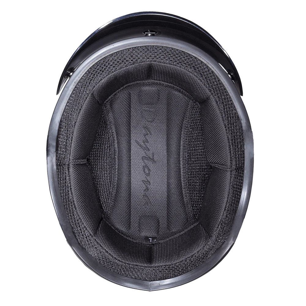 D.O.T. Daytona Skull Cap Jr.- Hi-Gloss Black