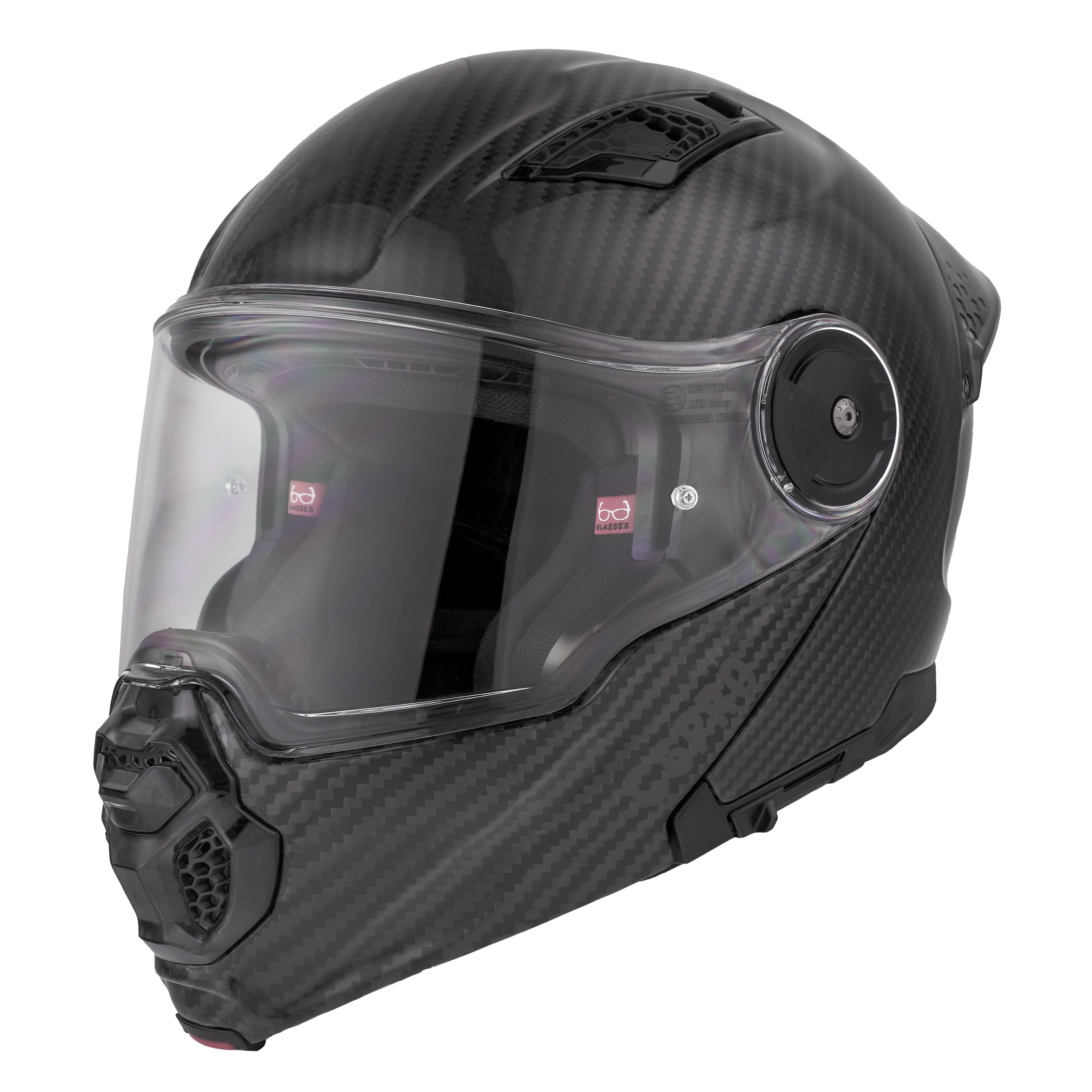 D.O.T. & ECE Daytona C6 Pro- Grey Carbon Fiber