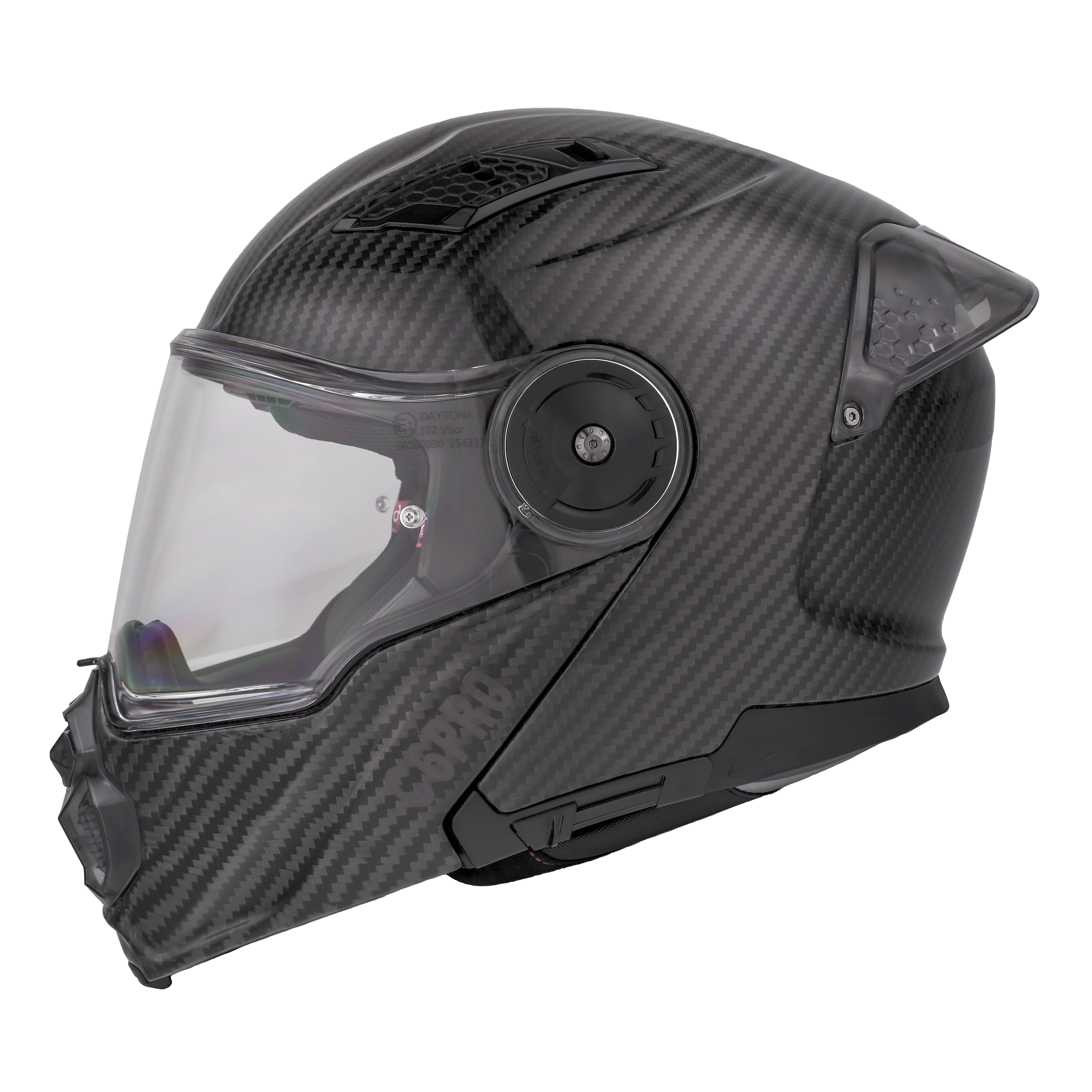 D.O.T. & ECE Daytona C6 Pro- Grey Carbon Fiber