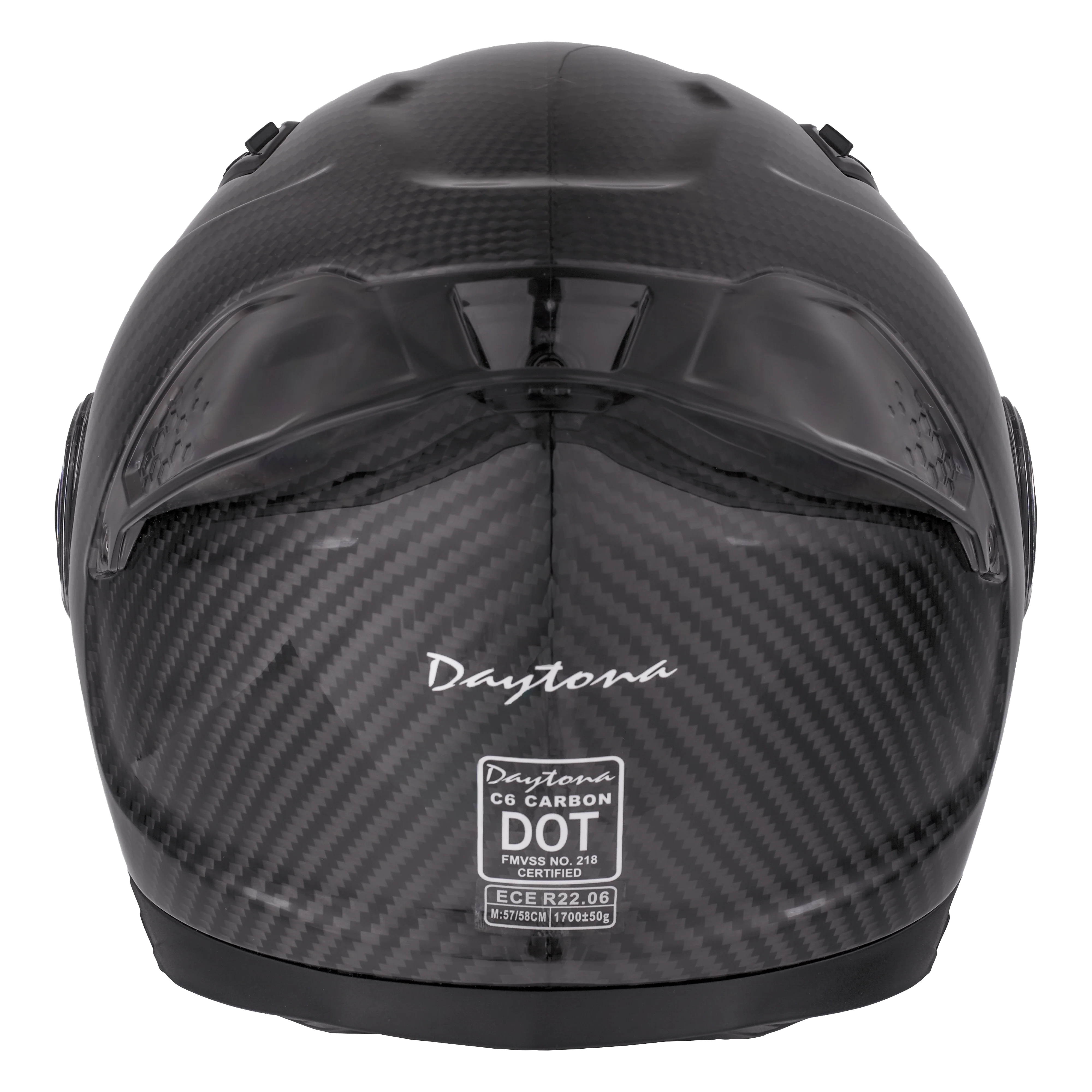 D.O.T. & ECE Daytona C6 Pro- Grey Carbon Fiber