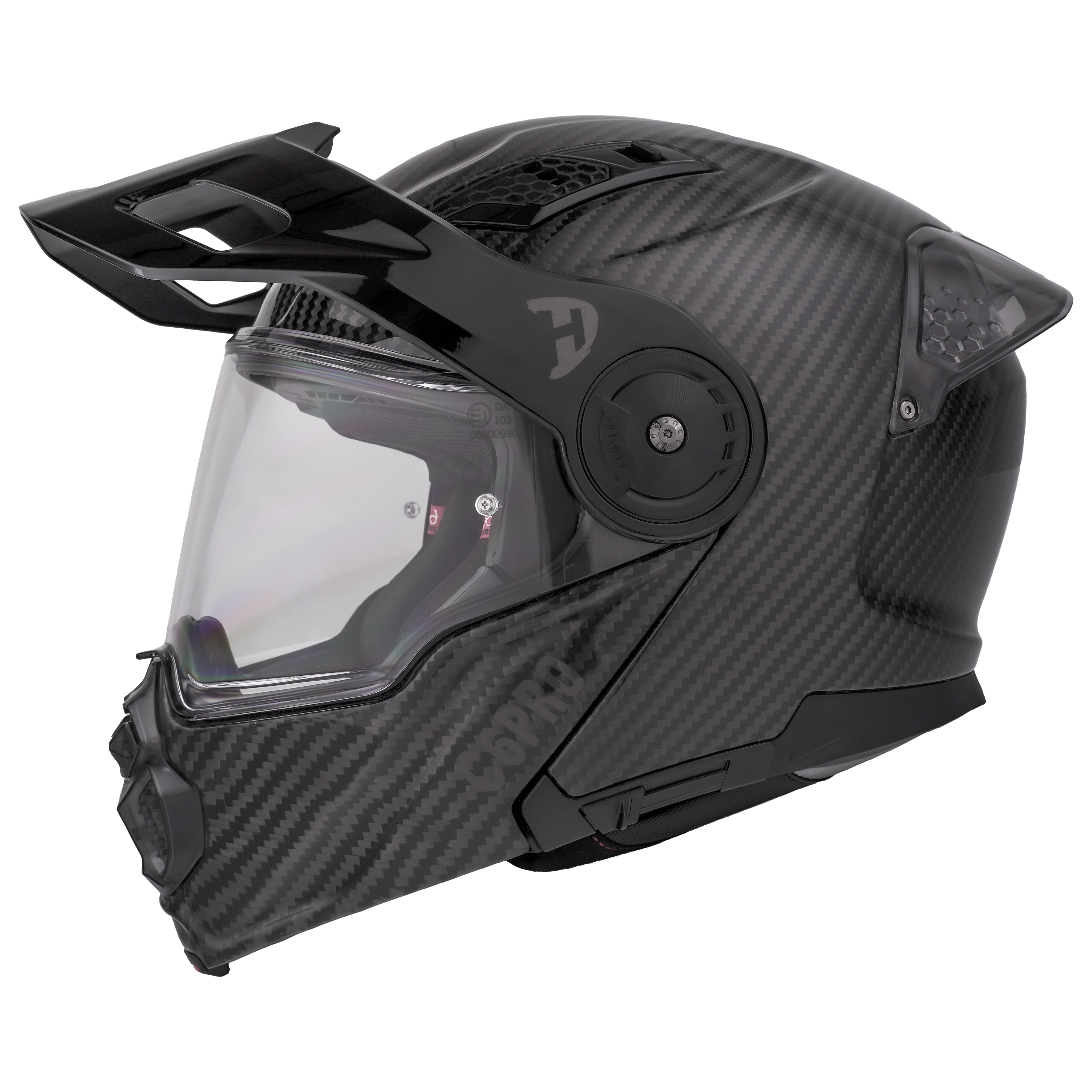 D.O.T. & ECE Daytona C6 Pro- Grey Carbon Fiber