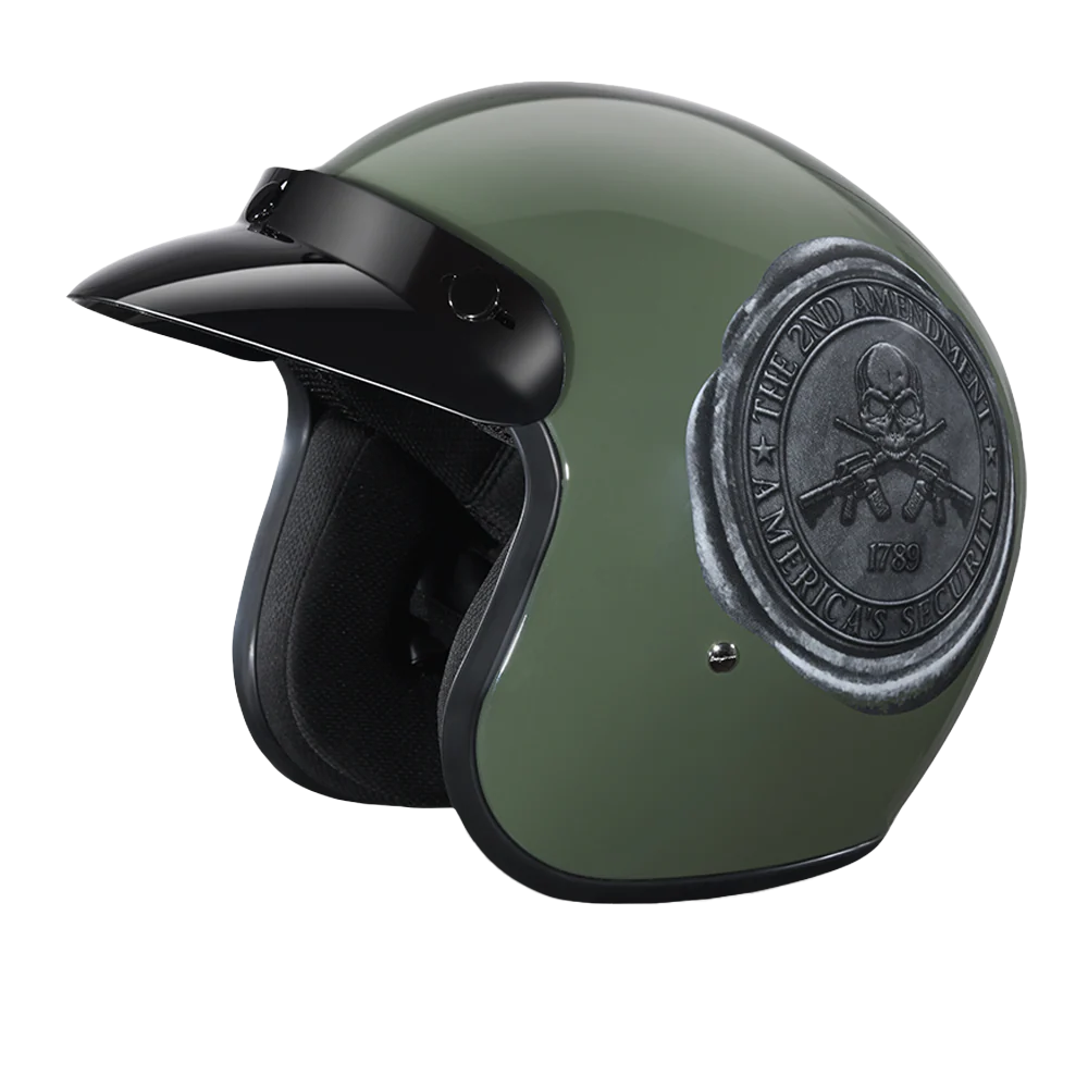 4839-dot-approved-daytona-cruiser-open-face-motorcycle-helmet-men-women-youth-with-visor-graphics-w-2nd-amendment-seal-1.webp DOT Approved Daytona Cruiser Open Face Motorcycle Helmet - Men, Women & Youth - With Visor & Graphics - W/ 2nd Amendment Seal