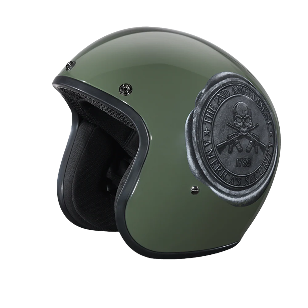4839-dot-approved-daytona-cruiser-open-face-motorcycle-helmet-men-women-youth-with-visor-graphics-w-2nd-amendment-seal-5.webp DOT Approved Daytona Cruiser Open Face Motorcycle Helmet - Men, Women & Youth - With Visor & Graphics - W/ 2nd Amendment Seal
