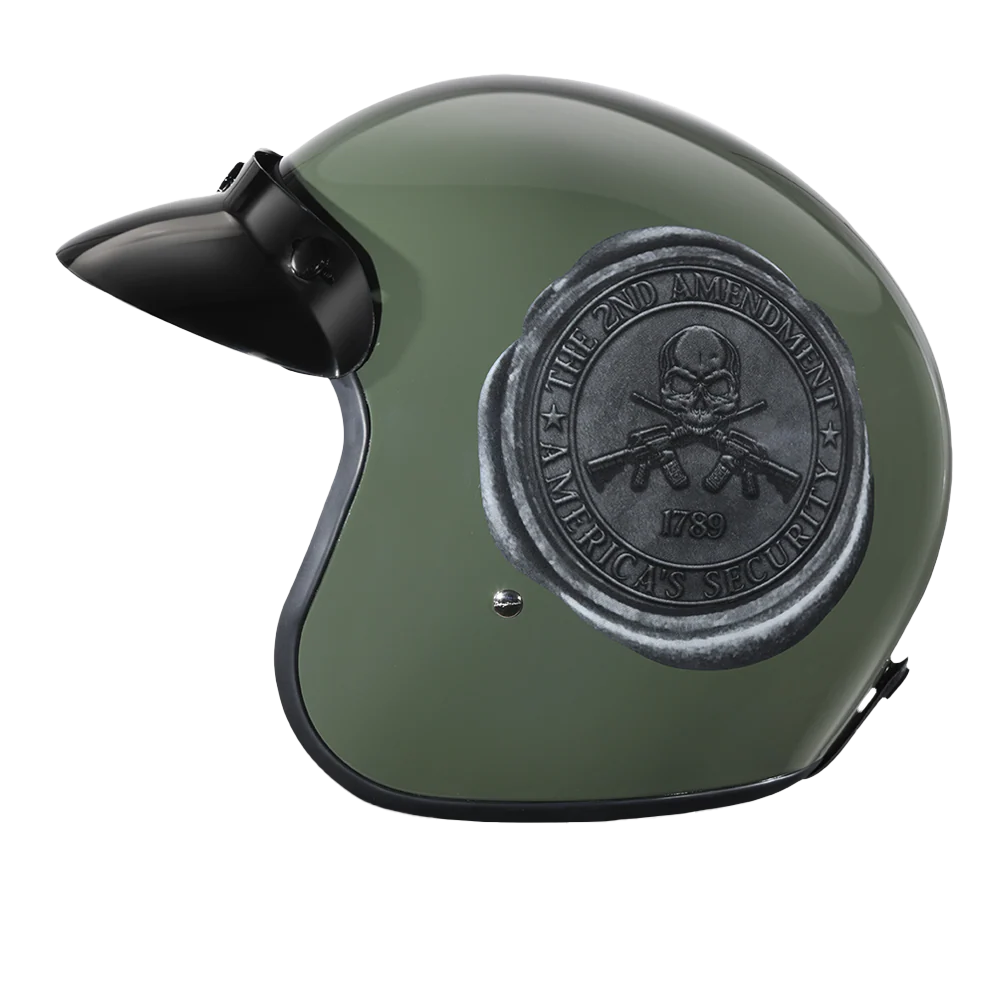 4839-dot-approved-daytona-cruiser-open-face-motorcycle-helmet-men-women-youth-with-visor-graphics-w-2nd-amendment-seal-6.webp DOT Approved Daytona Cruiser Open Face Motorcycle Helmet - Men, Women & Youth - With Visor & Graphics - W/ 2nd Amendment Seal