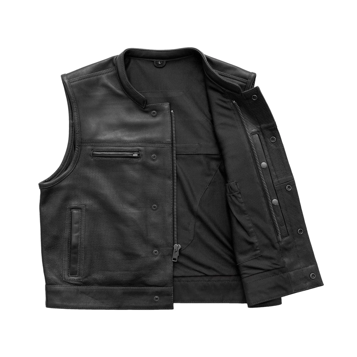 498-lowrider-perforated-men-s-leather-vest-5.webp Lowrider Perforated Men's Leather Vest