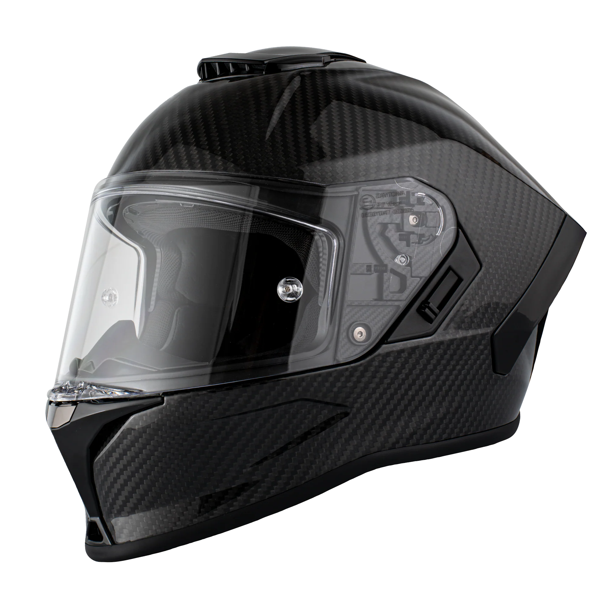D.O.T. & ECE Daytona Viper- Grey Carbon Fiber