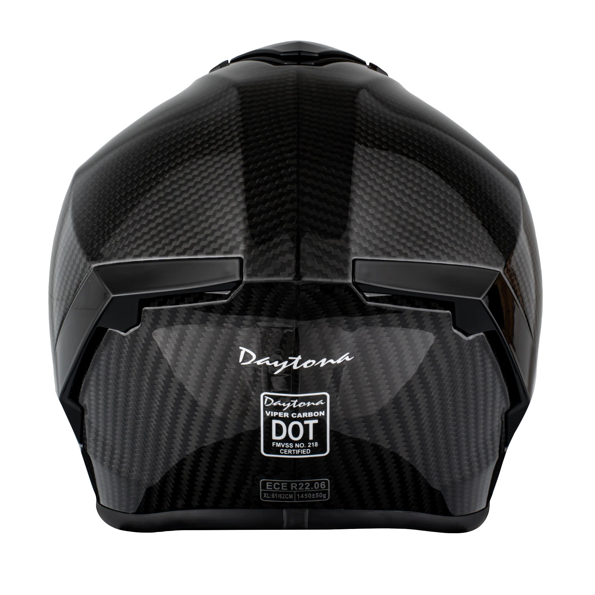D.O.T. & ECE Daytona Viper- Grey Carbon Fiber