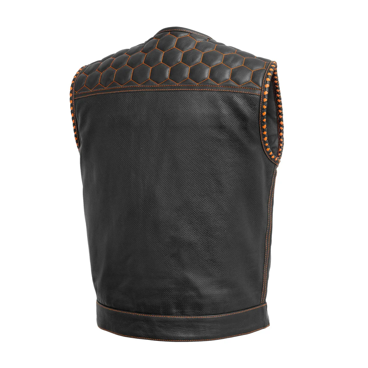 526-hornet-perforated-men-s-club-style-leather-vest-17.webp Hornet Perforated Men's Club Style Leather Vest