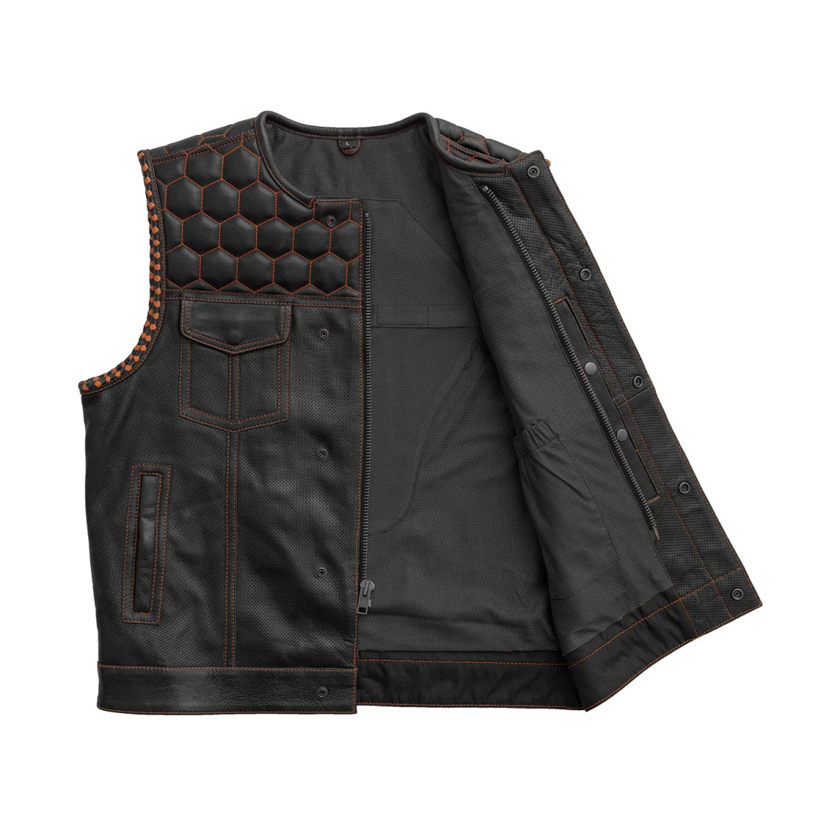 526-hornet-perforated-men-s-club-style-leather-vest-19.webp Hornet Perforated Men's Club Style Leather Vest