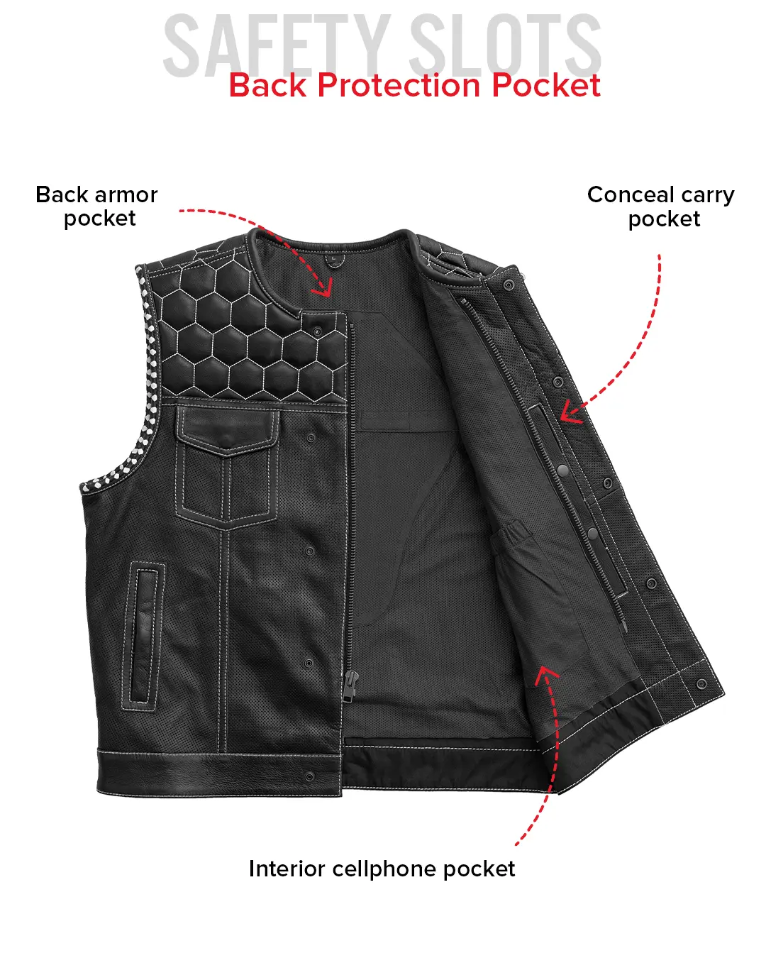 526-hornet-perforated-men-s-club-style-leather-vest-20.webp Hornet Perforated Men's Club Style Leather Vest
