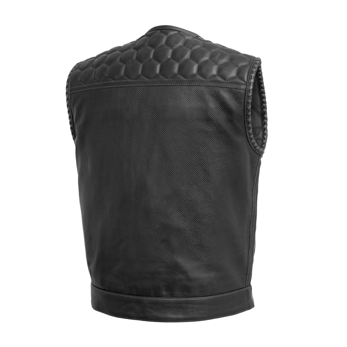 526-hornet-perforated-men-s-club-style-leather-vest-7.webp Hornet Perforated Men's Club Style Leather Vest