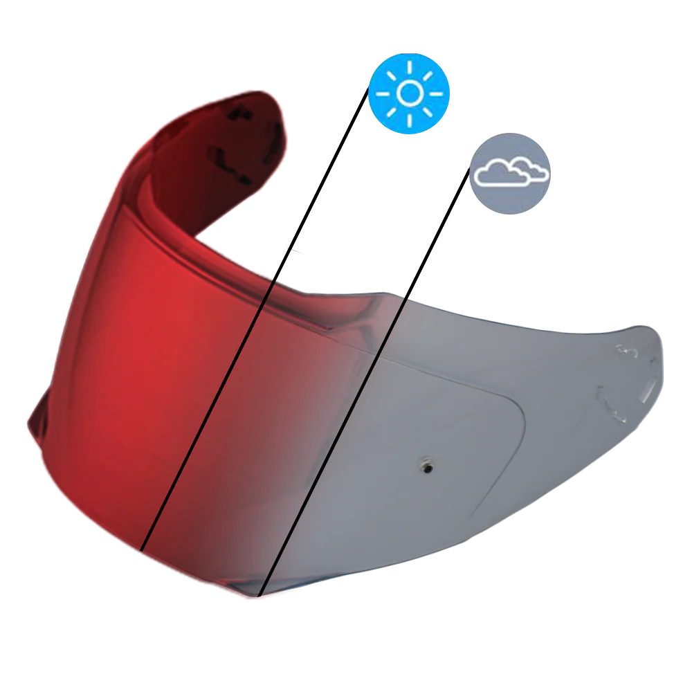 Glide Shield Outer- Photochromic Red