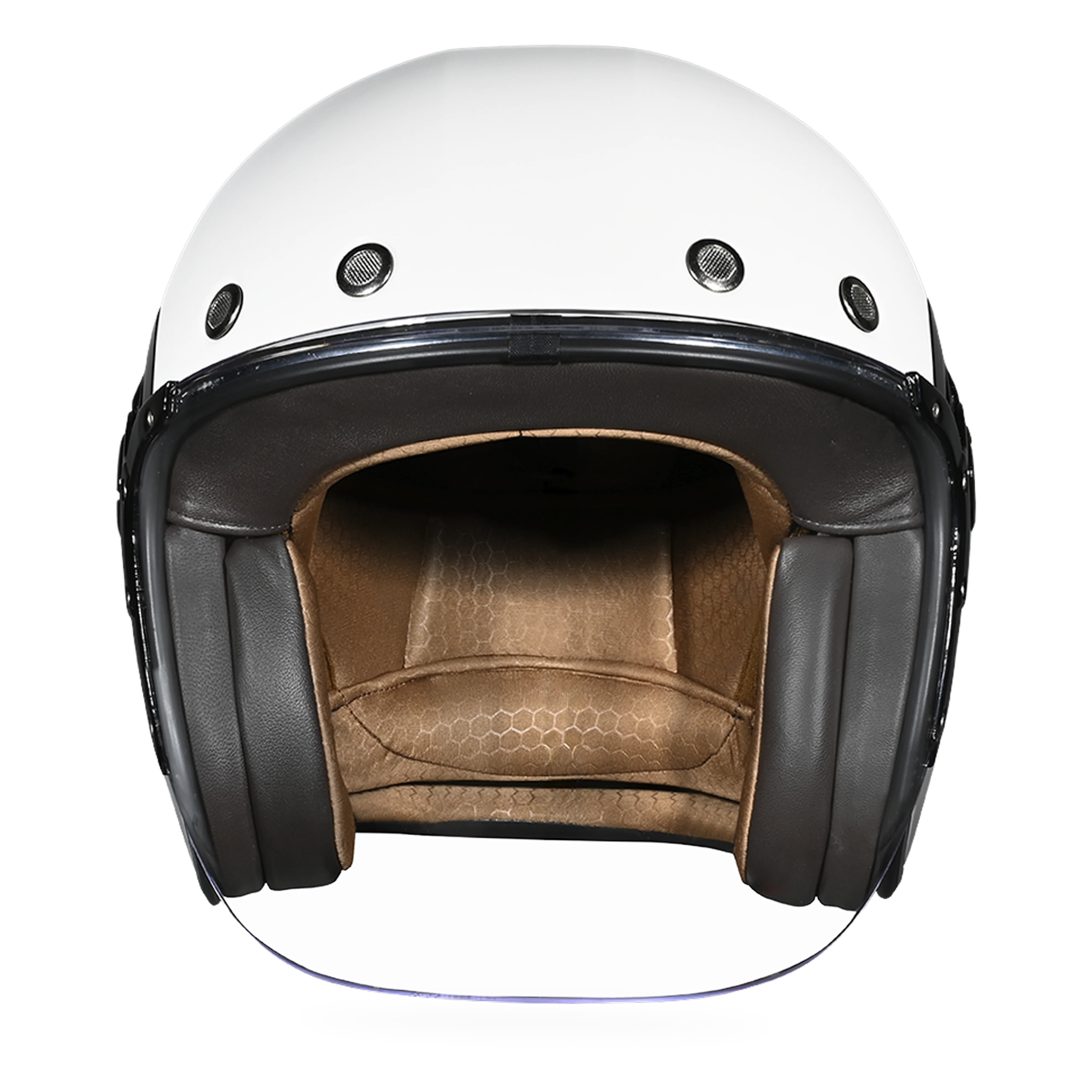 D.O.T. & ECE Daytona Retro Jet- Hi-Gloss White