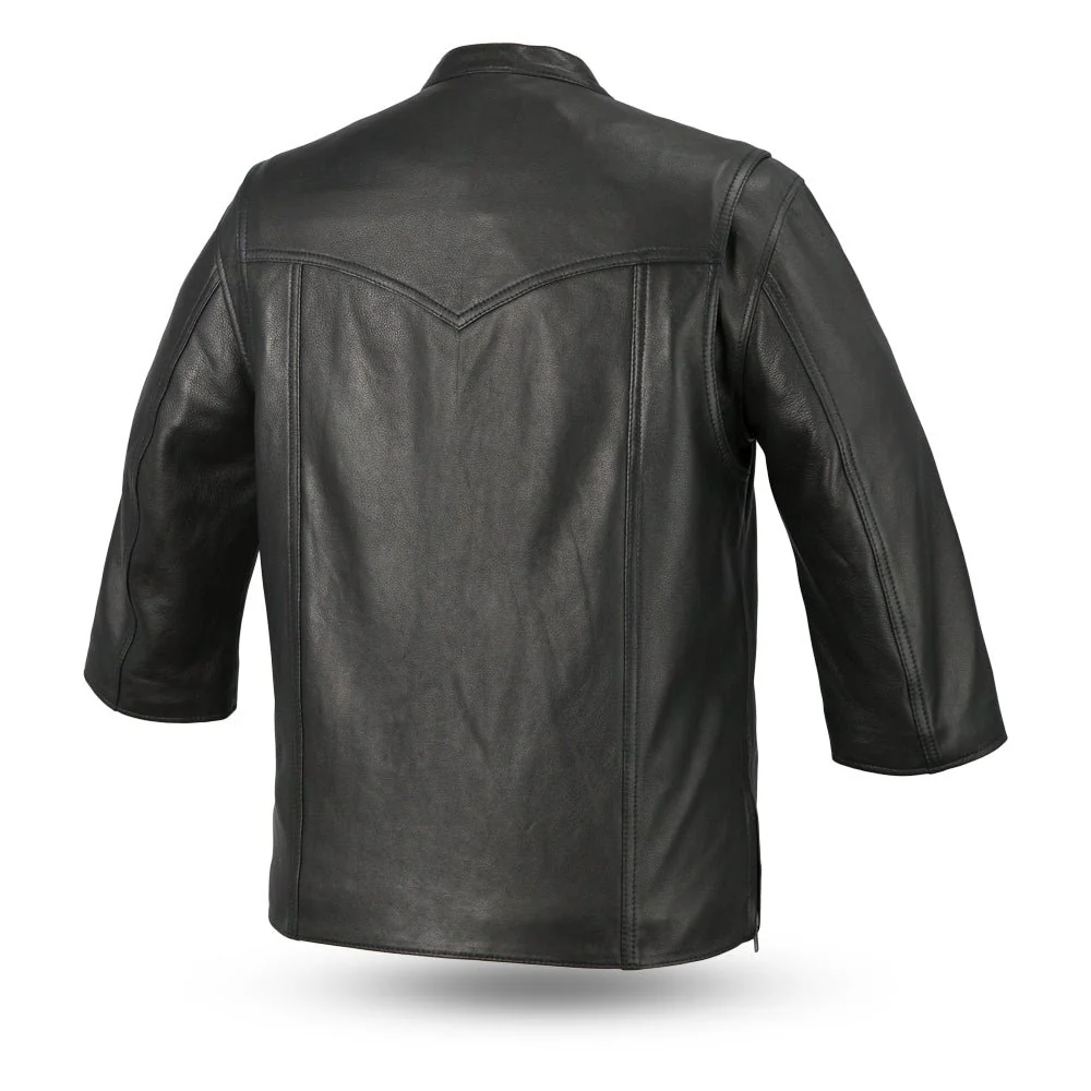 5936-mesa-men-s-motorcycle-leather-shirt-2.webp Mesa - Men's Motorcycle Leather Shirt