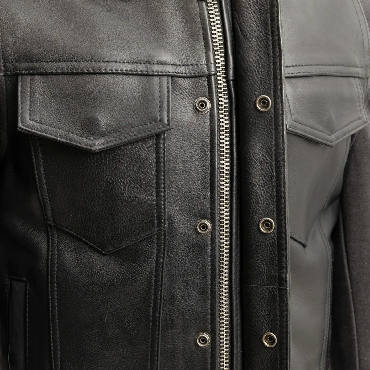 5954-kent-men-s-motorcycle-leather-vest-and-hoodie-10.webp Kent Men's Motorcycle Leather Vest and Hoodie