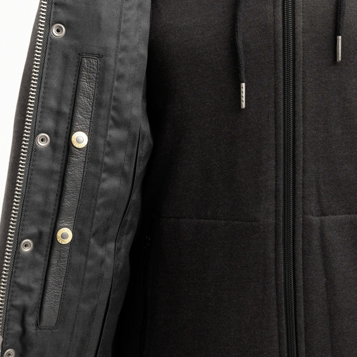 5954-kent-men-s-motorcycle-leather-vest-and-hoodie-5.jpg Kent Men's Motorcycle Leather Vest and Hoodie