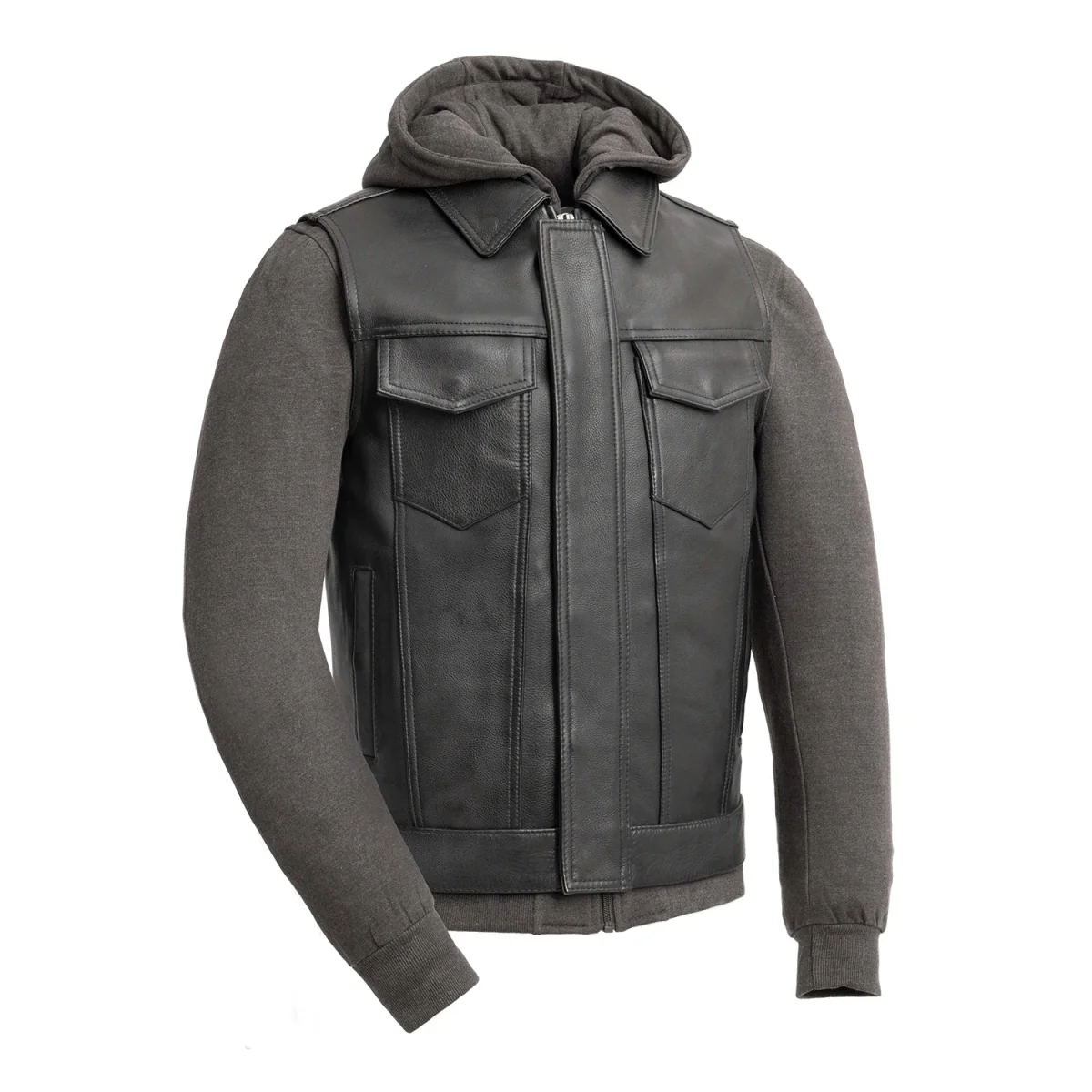 5954-kent-men-s-motorcycle-leather-vest-and-hoodie-6.webp Kent Men's Motorcycle Leather Vest and Hoodie