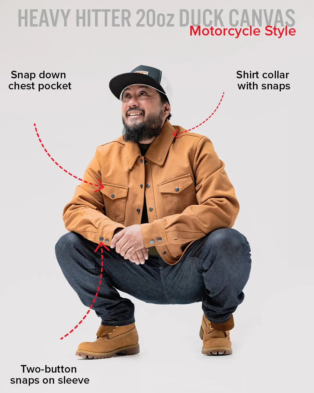 6005-brawn-men-s-motorcycle-canvas-shirt-7.jpg Brawn Men's Motorcycle Canvas Shirt