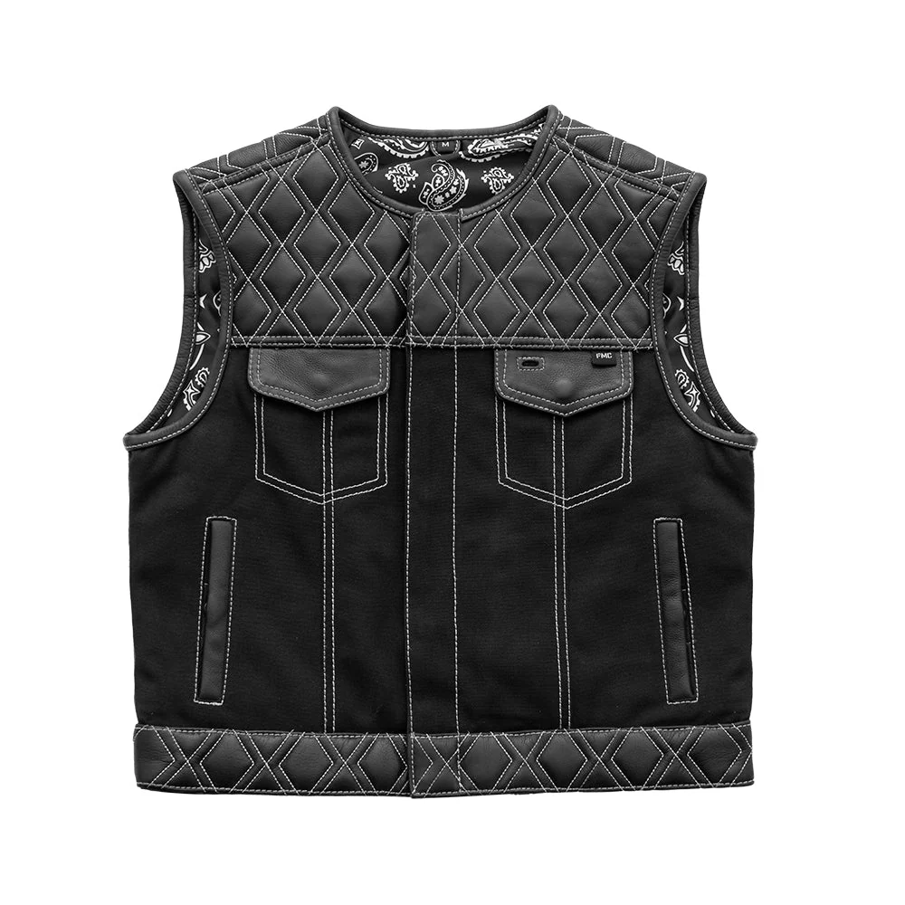 6229-stinger-men-s-club-style-leather-canvas-vest-limited-edition-1.webp Stinger - Men's Club Style Leather/Canvas Vest (Limited Edition)
