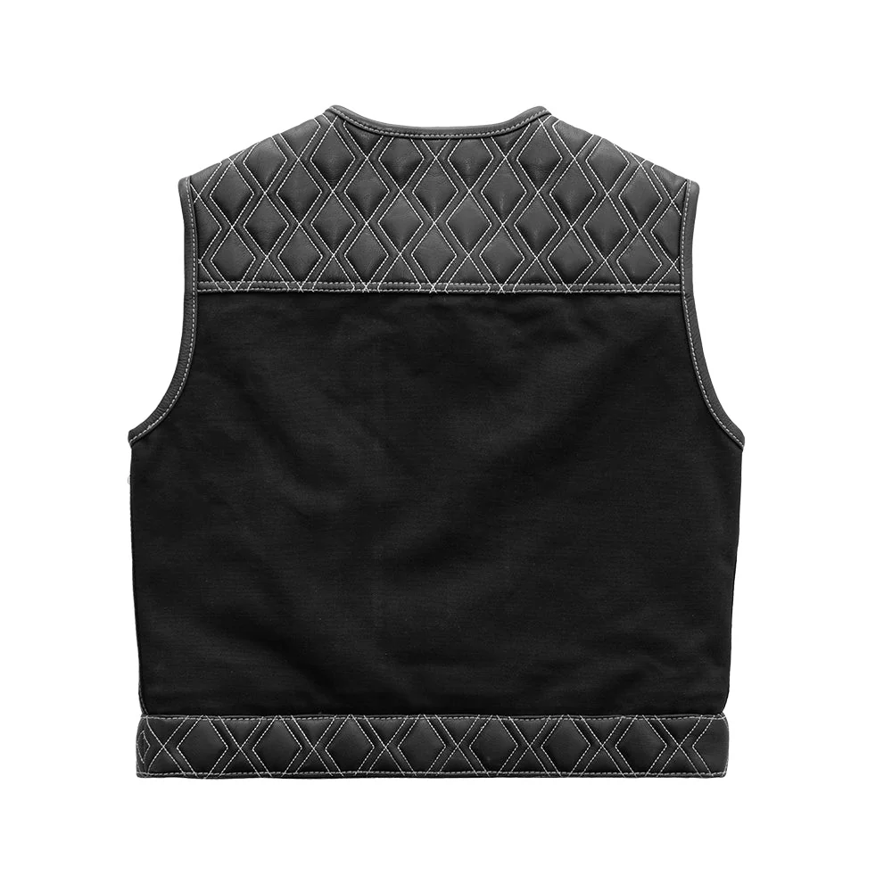 6229-stinger-men-s-club-style-leather-canvas-vest-limited-edition-3.webp Stinger - Men's Club Style Leather/Canvas Vest (Limited Edition)