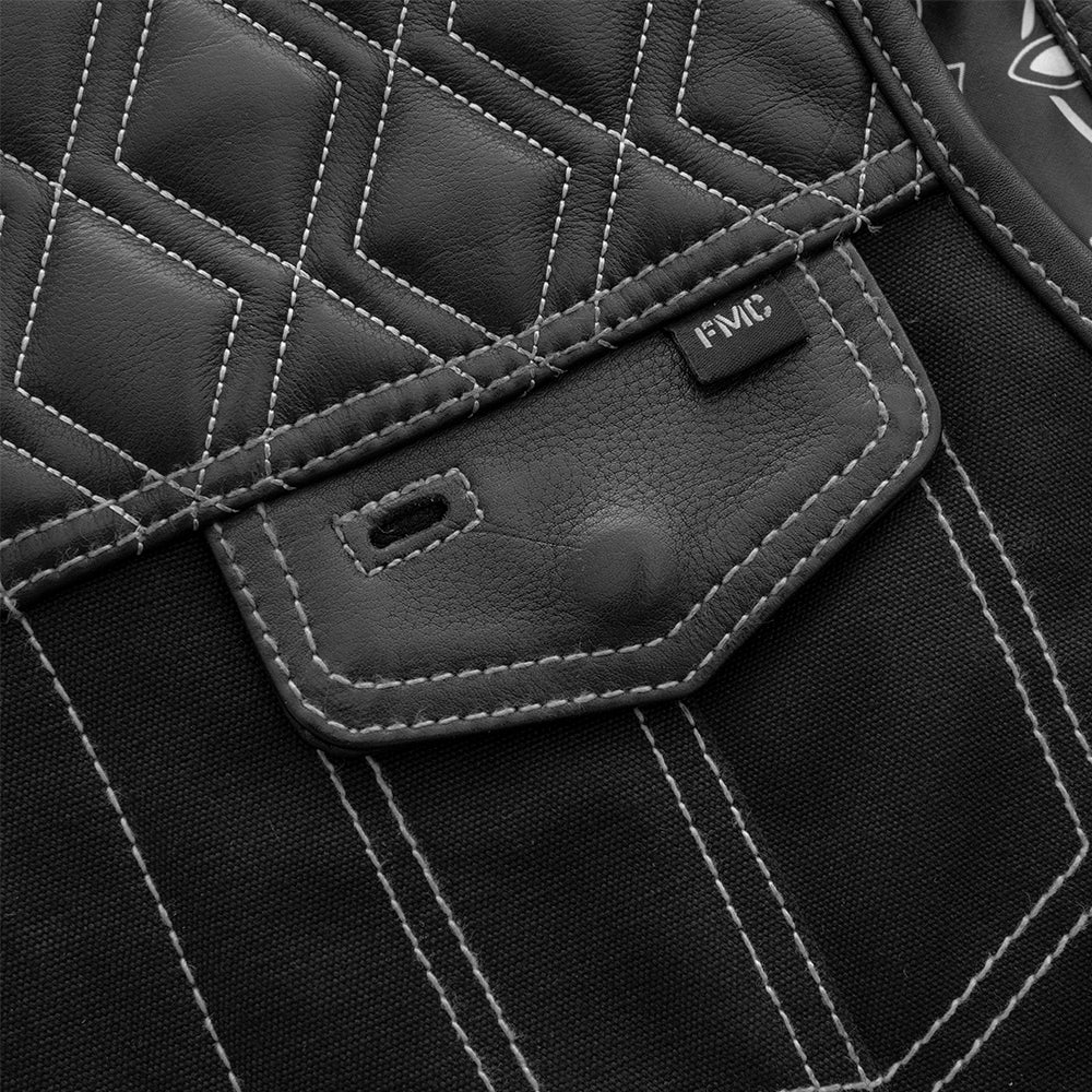 6229-stinger-men-s-club-style-leather-canvas-vest-limited-edition-4.jpg Stinger - Men's Club Style Leather/Canvas Vest (Limited Edition)