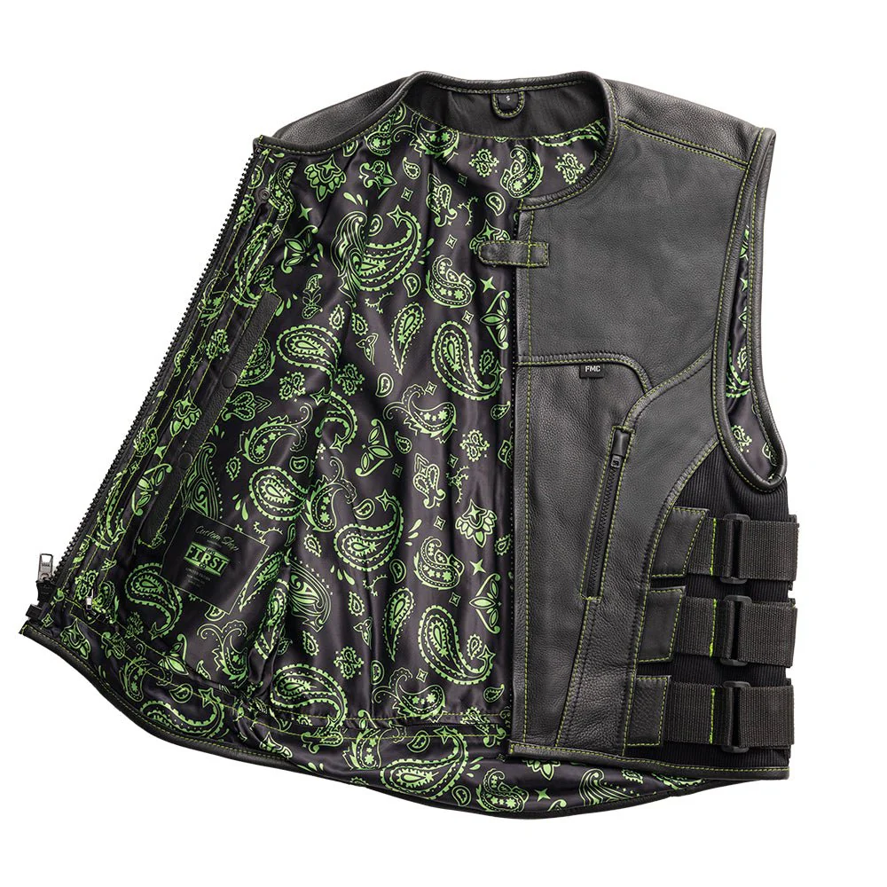 6335-ninja-men-s-swat-style-leather-motorcycle-vest-limited-edition-5.webp Ninja - Men's Swat Style Leather Motorcycle Vest - Limited Edition
