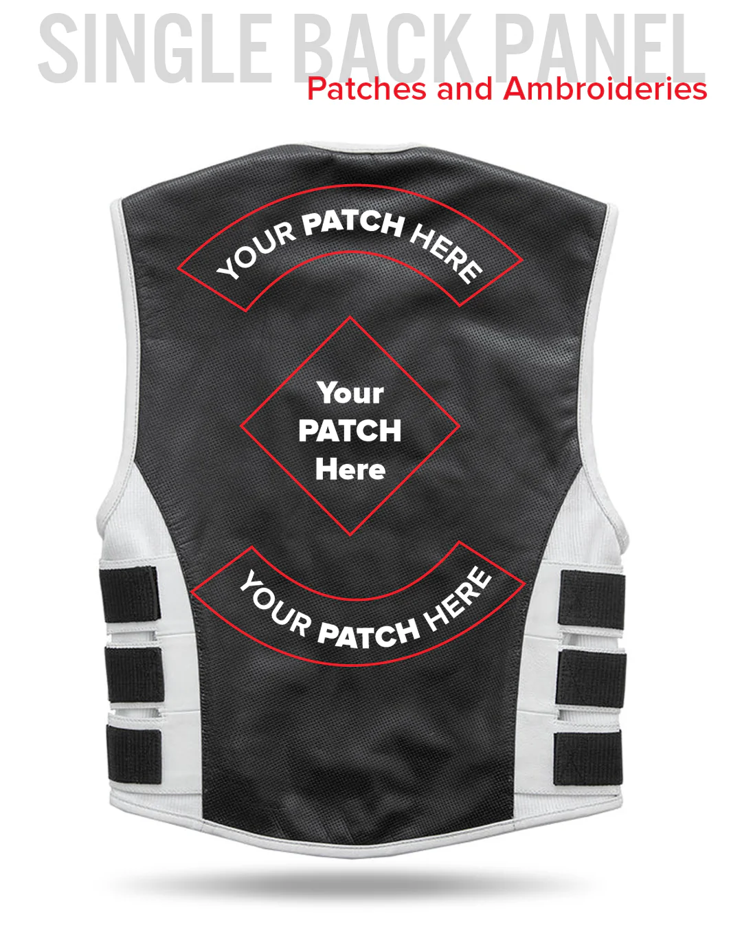 Jailbreak - Men's Swat Style Motorcycle Leather Vest