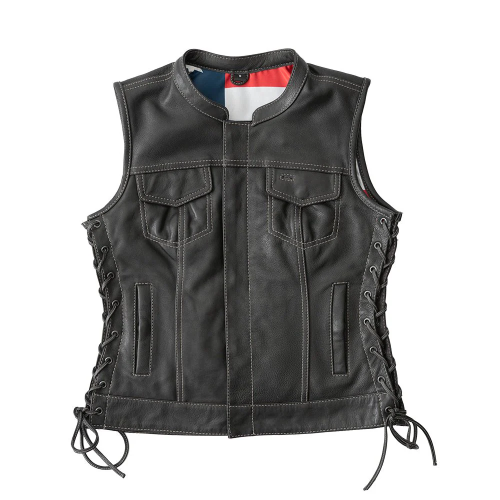 6488-liberty-women-s-club-style-motorcycle-leather-vest-limited-edition-1.webp Liberty Women's Club Style Motorcycle Leather Vest - Limited Edition