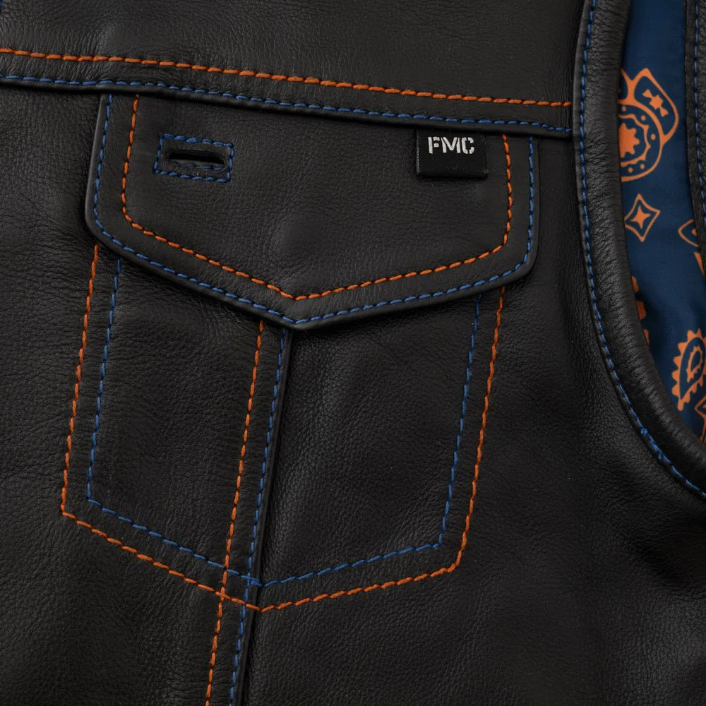Metro - Men's Club Style Motorcycle Vest