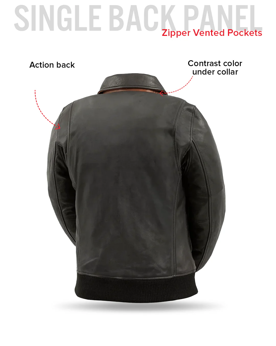 Nancy - Women's Moto Bomber Leather Jacket