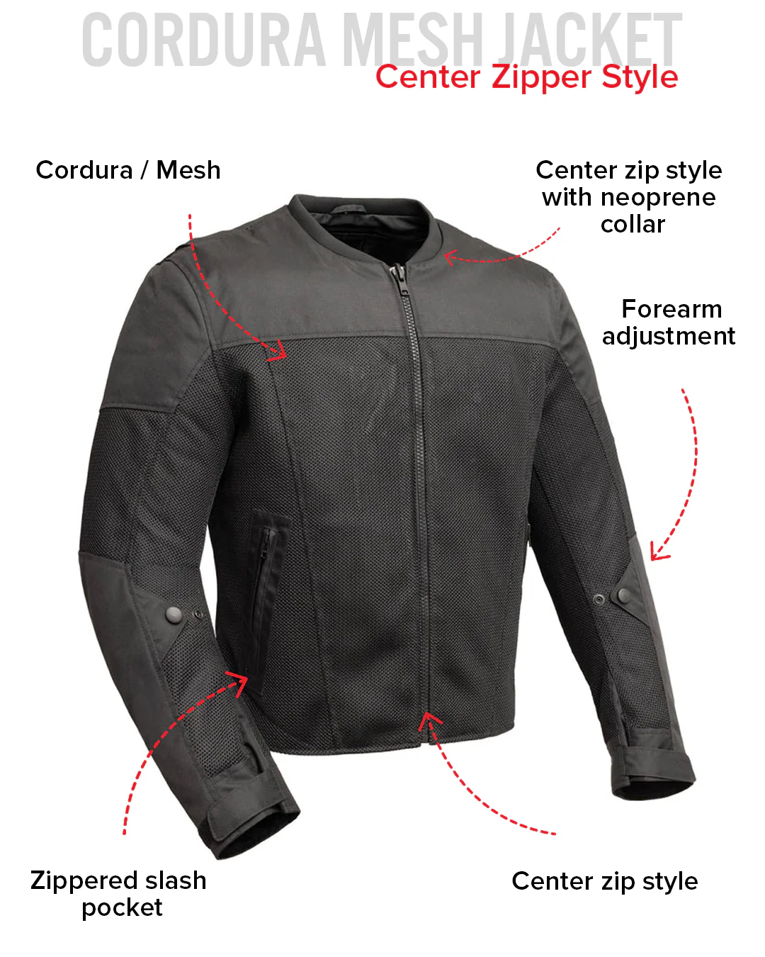 Tornado Men's Cordura Textile Jacket