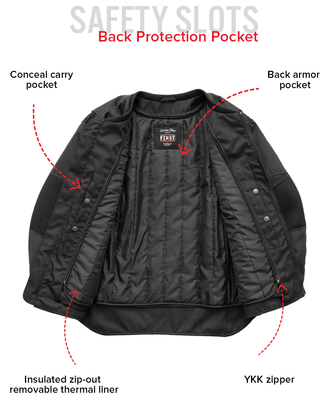 Tornado Men's Cordura Textile Jacket