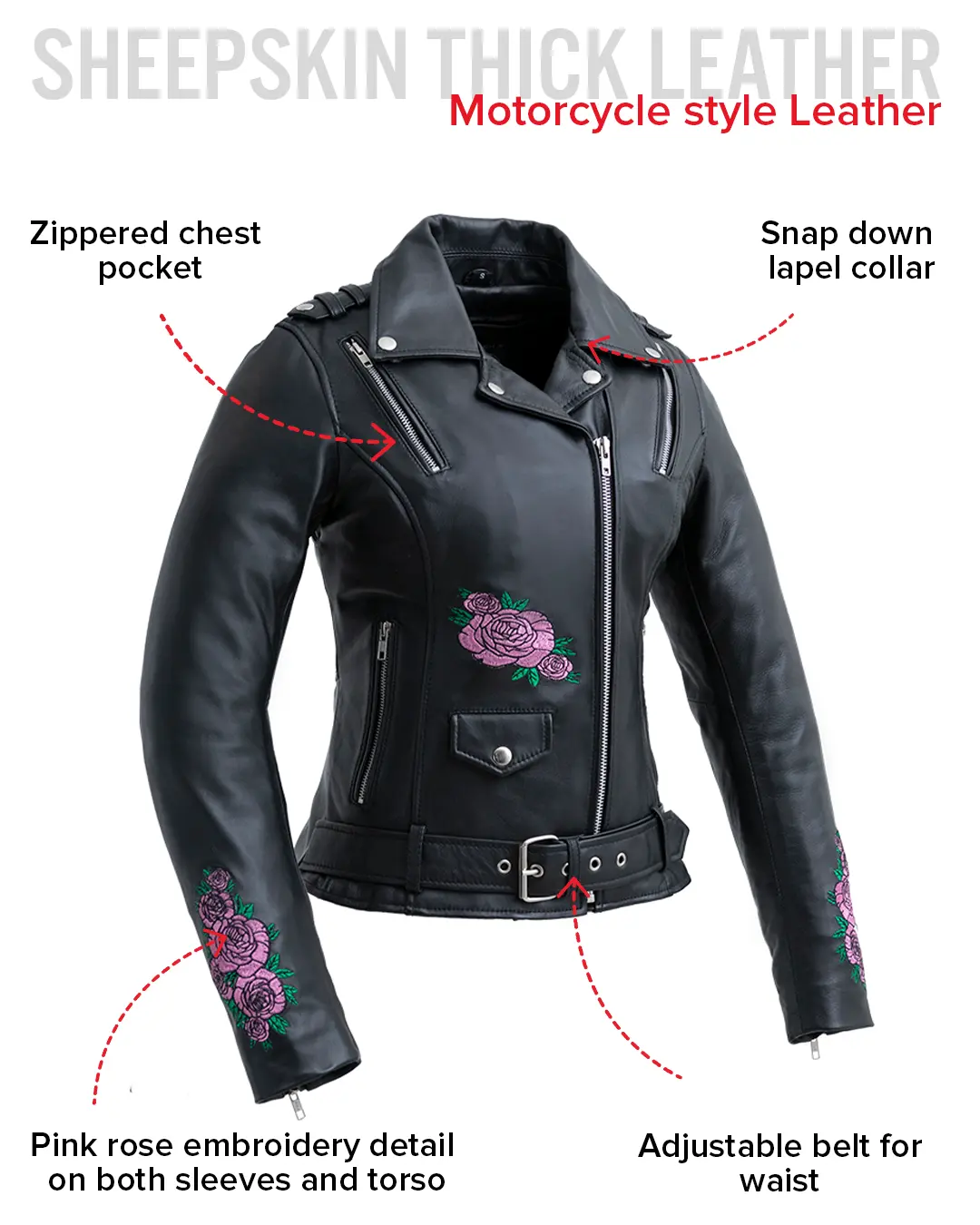 7177-bloom-women-s-motorcycle-leather-jacket-11.webp Bloom - Women's Motorcycle Leather Jacket