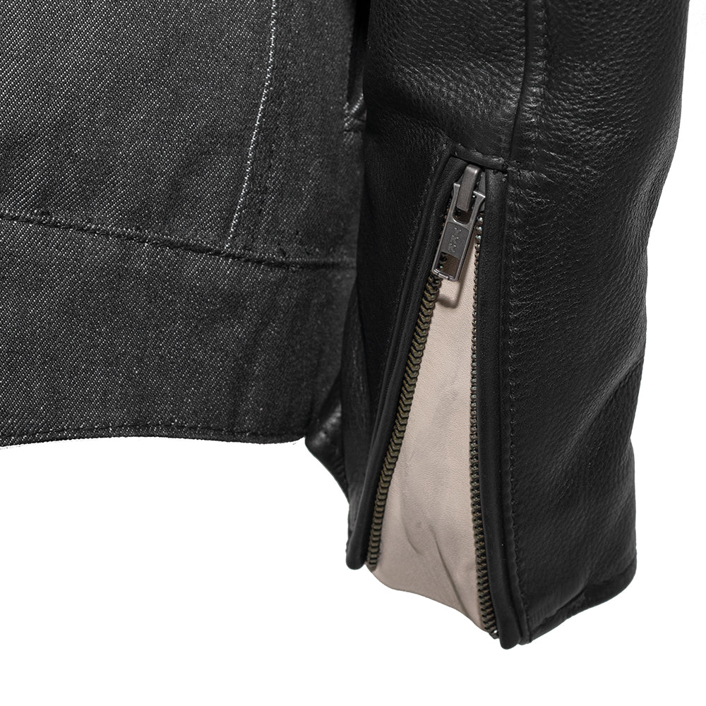 7215-cutlass-men-s-denim-leather-jacket-3.jpg Cutlass - Men's Denim/Leather Jacket