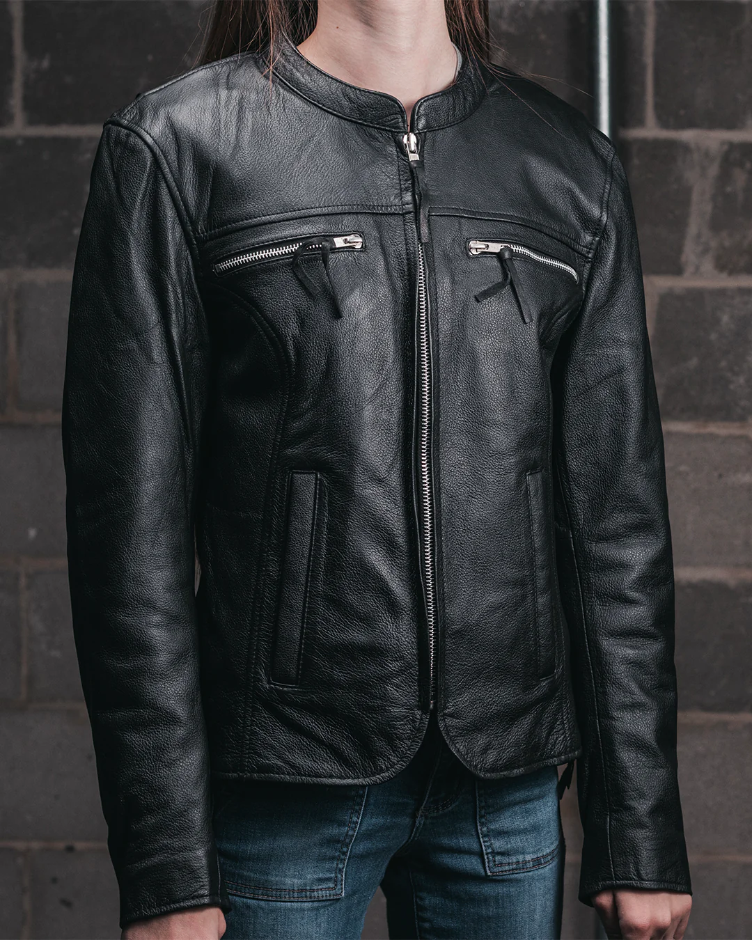Roxy - Women's Leather Motorcycle Jacket