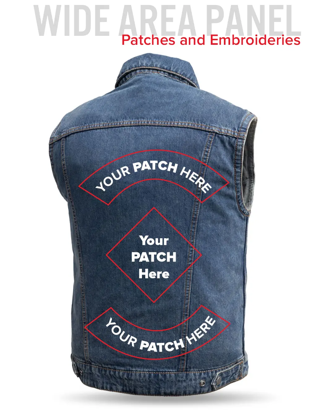 Showdown Motorcycle Lightweight Denim Vest