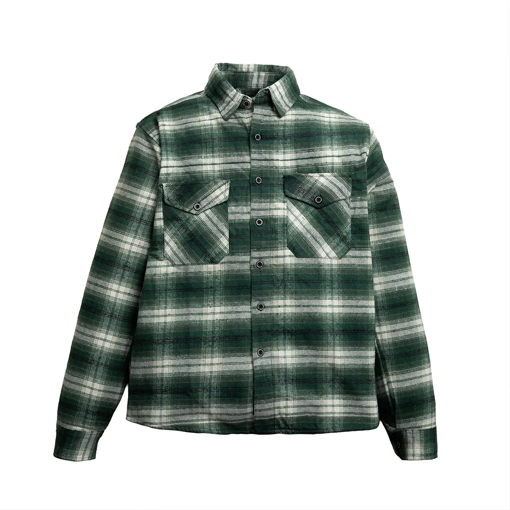 751-vintage-men-s-plaid-canvas-motorcycle-flannel-shirt-12.webp Vintage - Men’s Plaid Canvas Motorcycle flannel Shirt